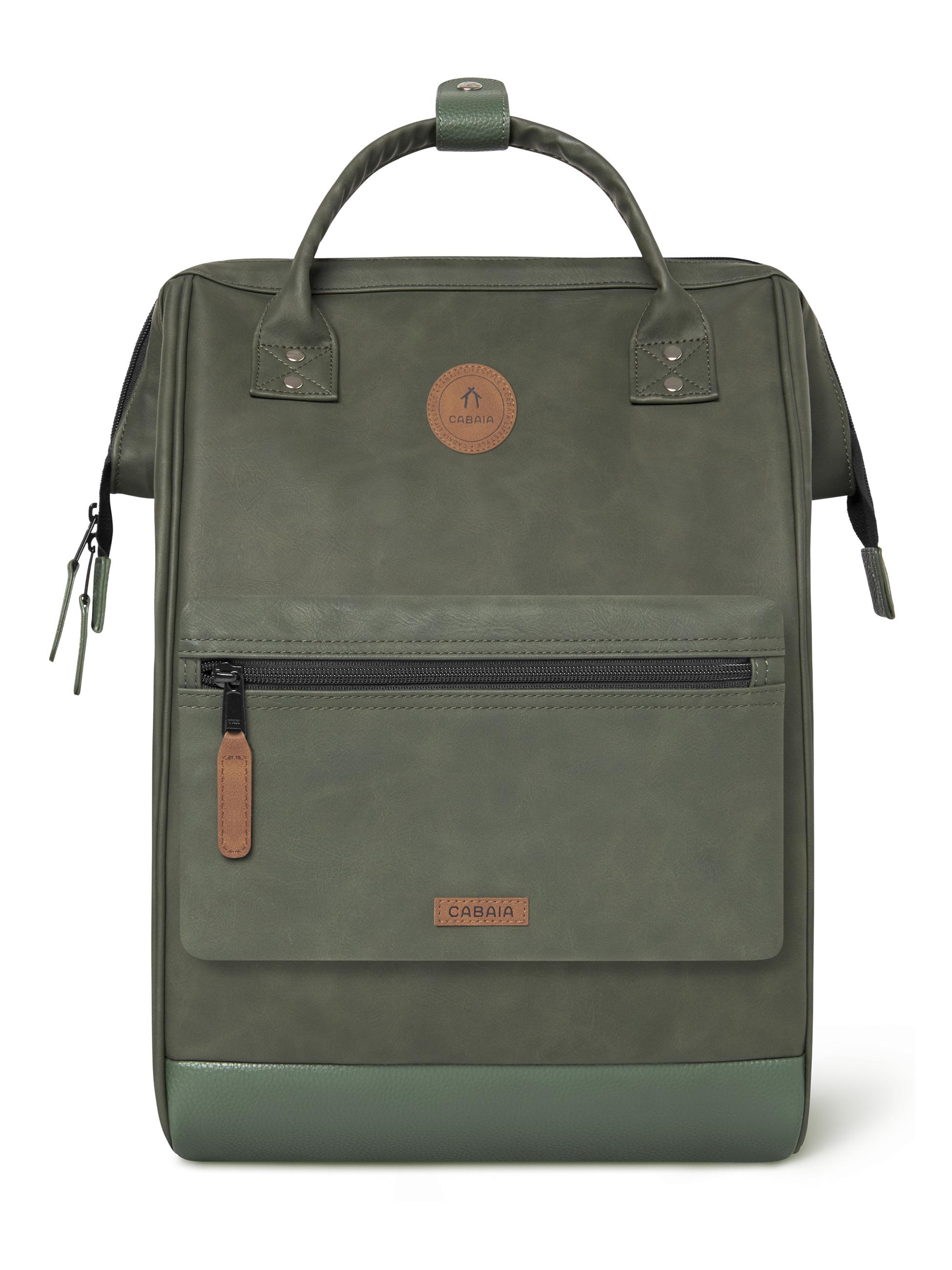 Rucksack aus Kunstleder "Adventurer Large"  Busan Dark Olive