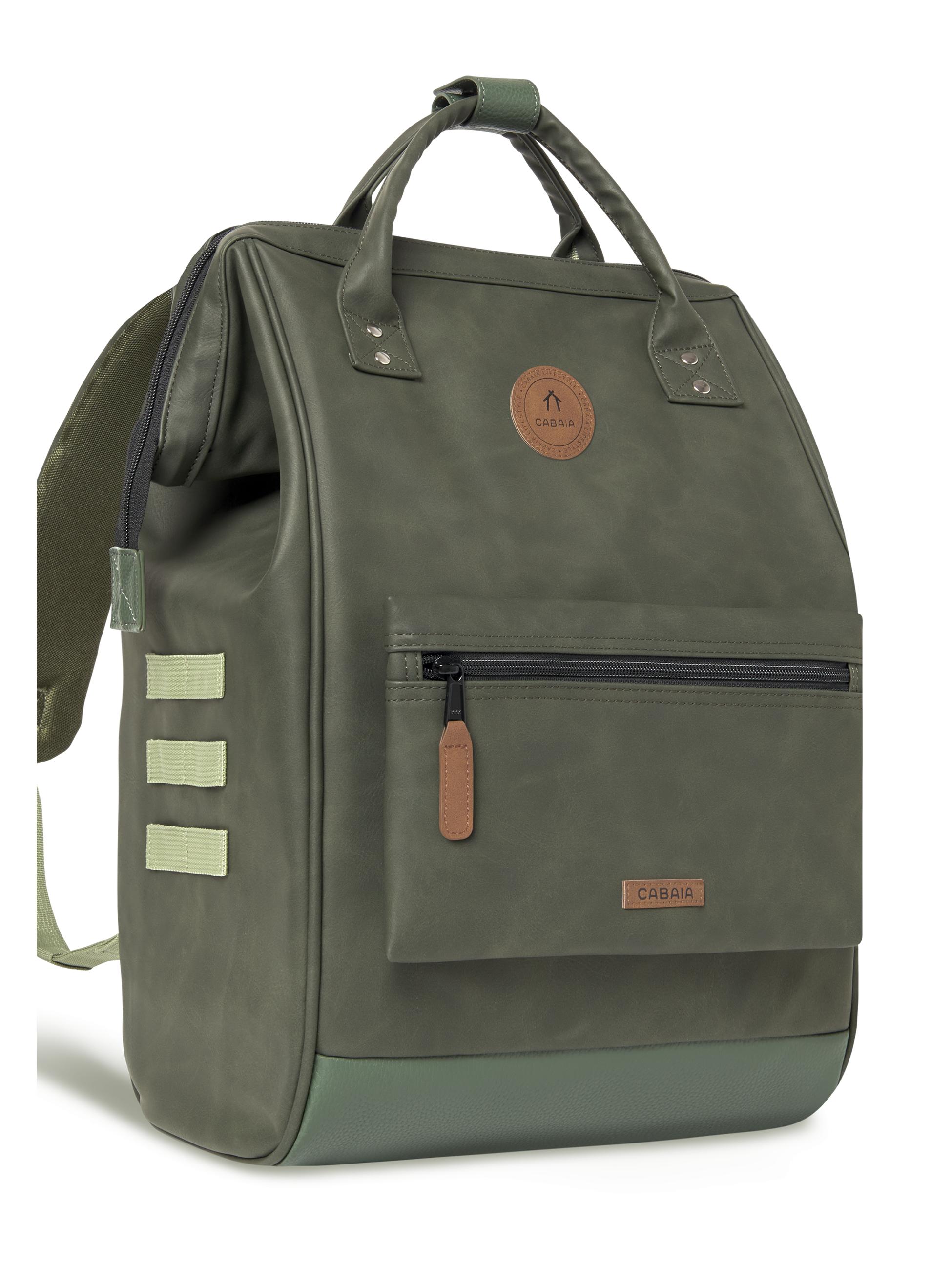 Rucksack aus Kunstleder "Adventurer Large"  Busan Dark Olive