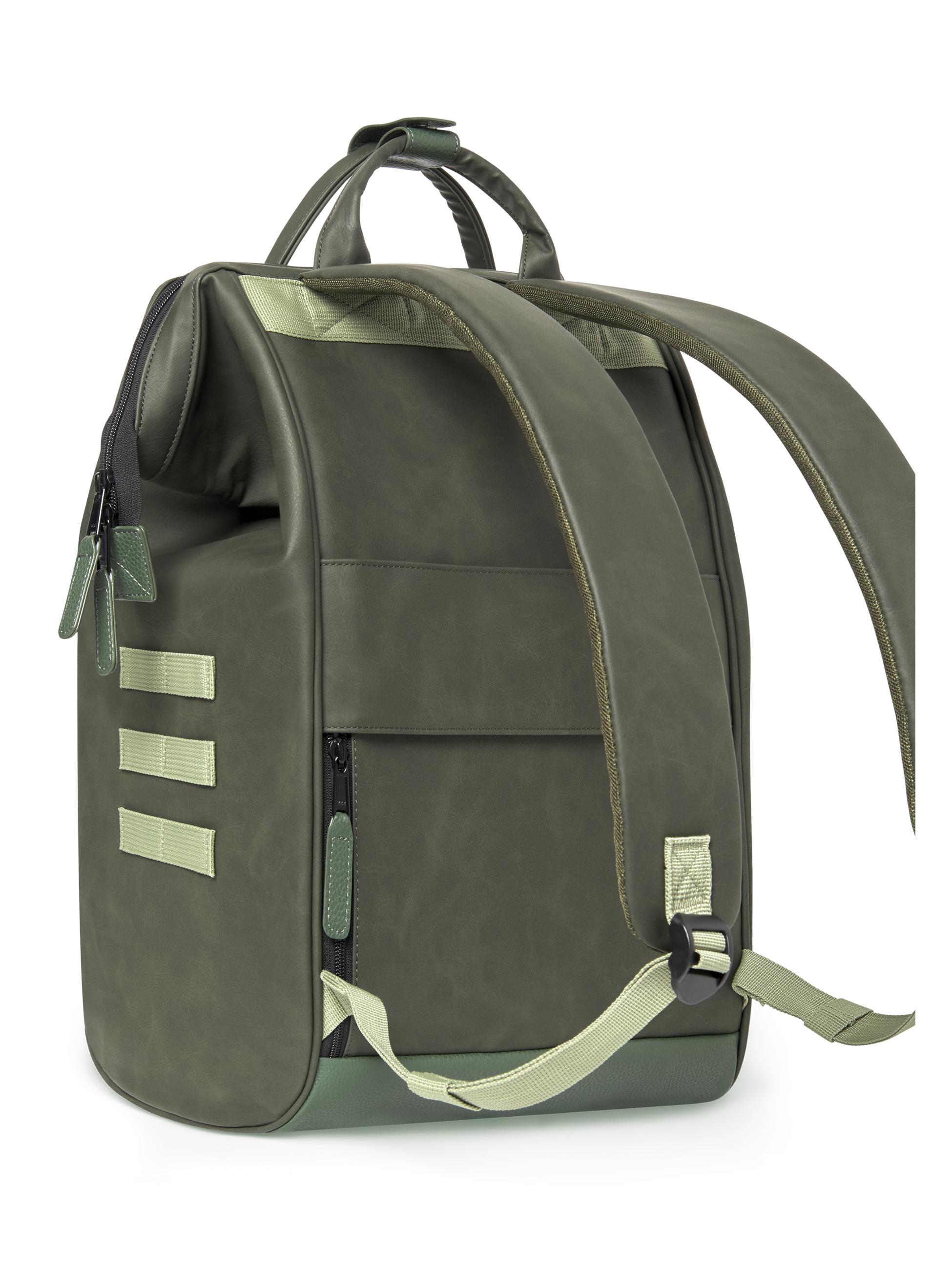 Rucksack aus Kunstleder "Adventurer Large"  Busan Dark Olive