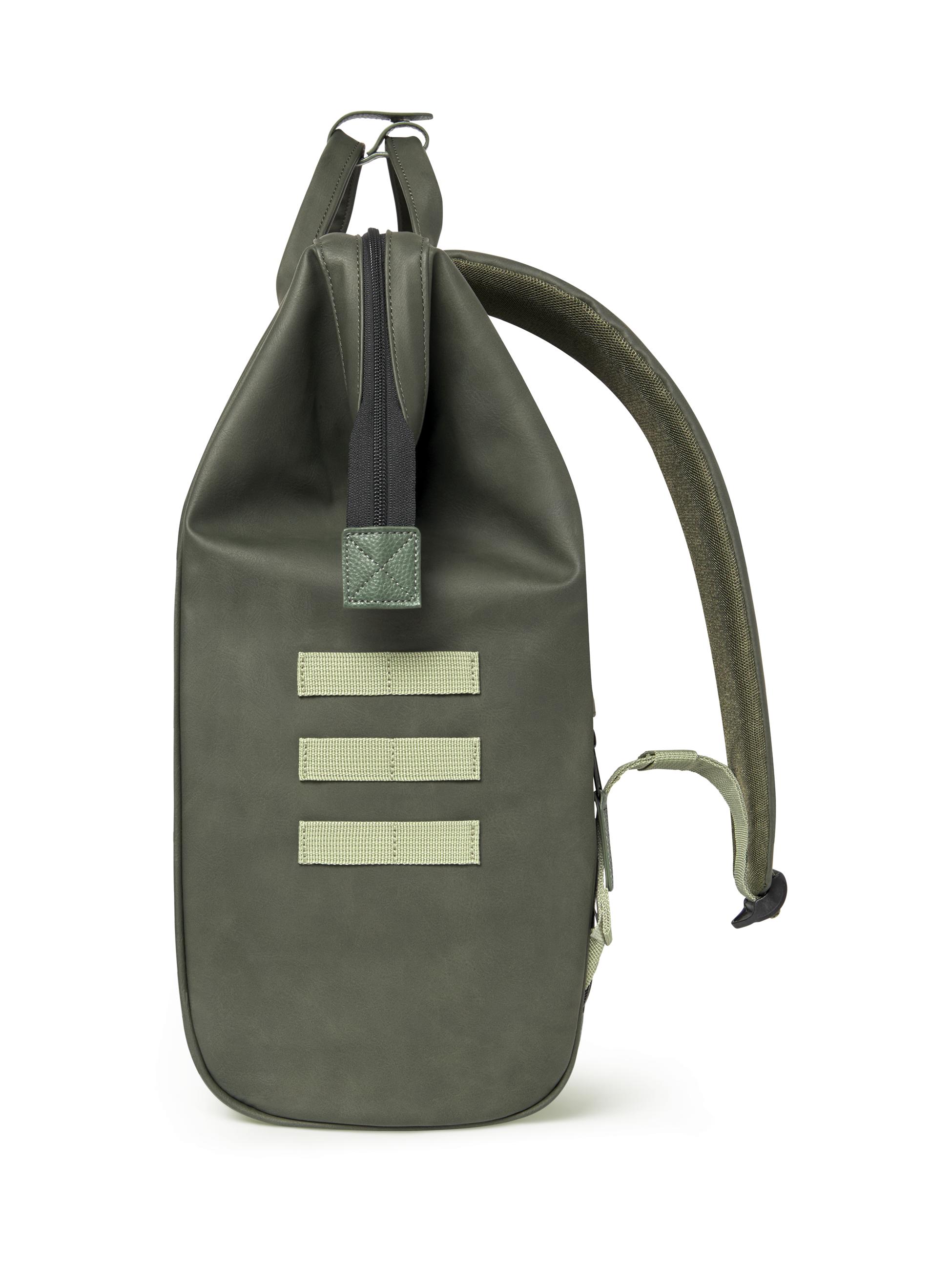 Rucksack aus Kunstleder "Adventurer Large"  Busan Dark Olive