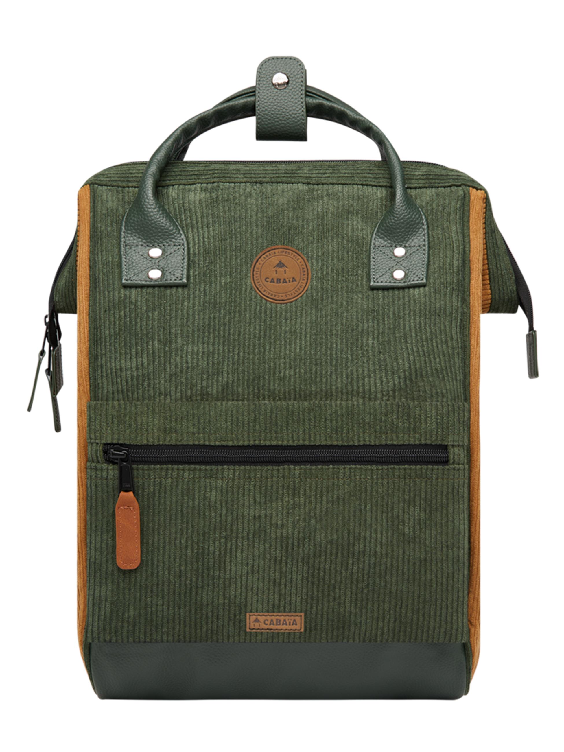 Rucksack Cord-Optik "Adventurer Medium" Doha Green