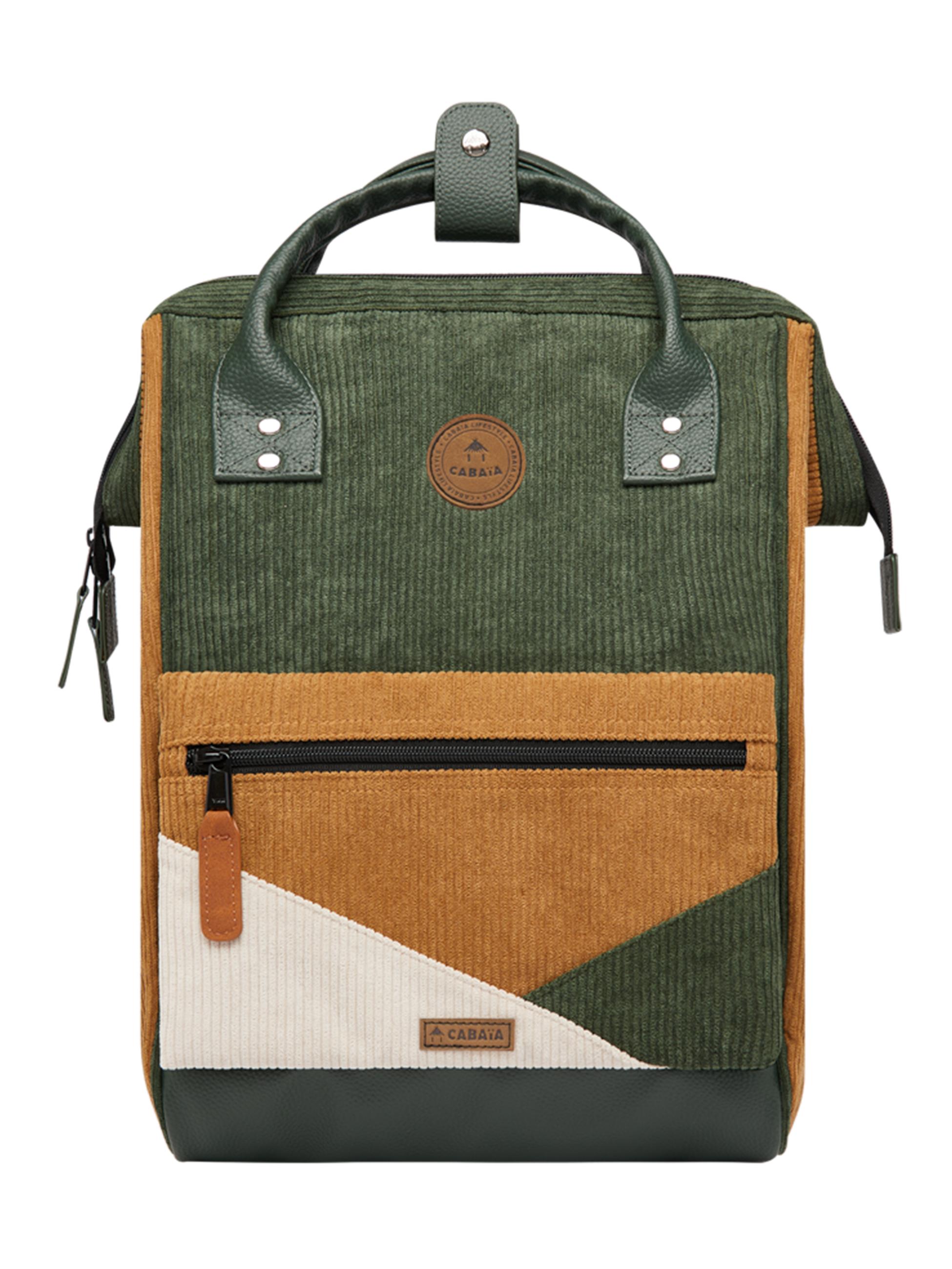 Rucksack Cord-Optik "Adventurer Medium" Doha Green