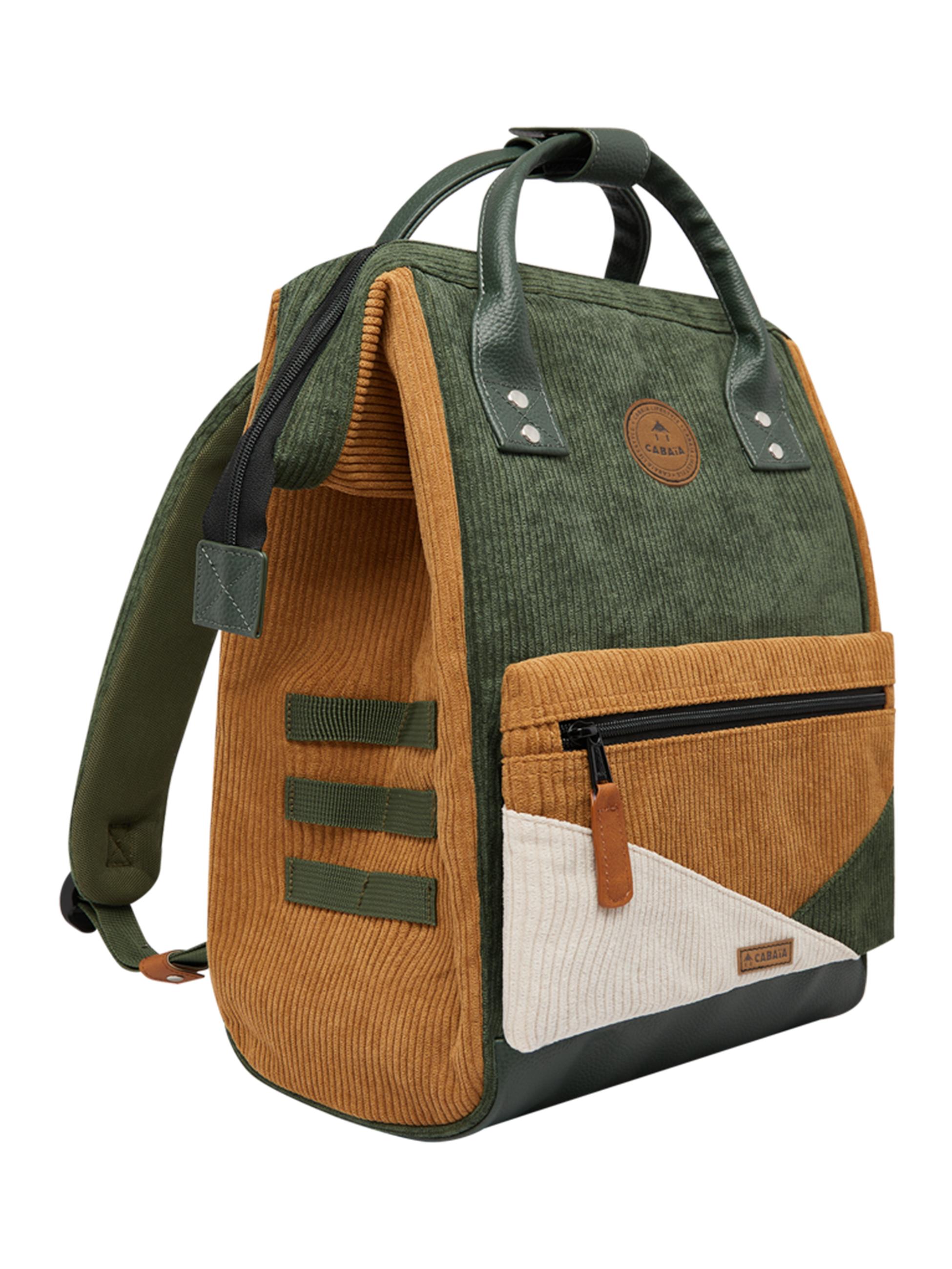 Rucksack Cord-Optik "Adventurer Medium" Doha Green