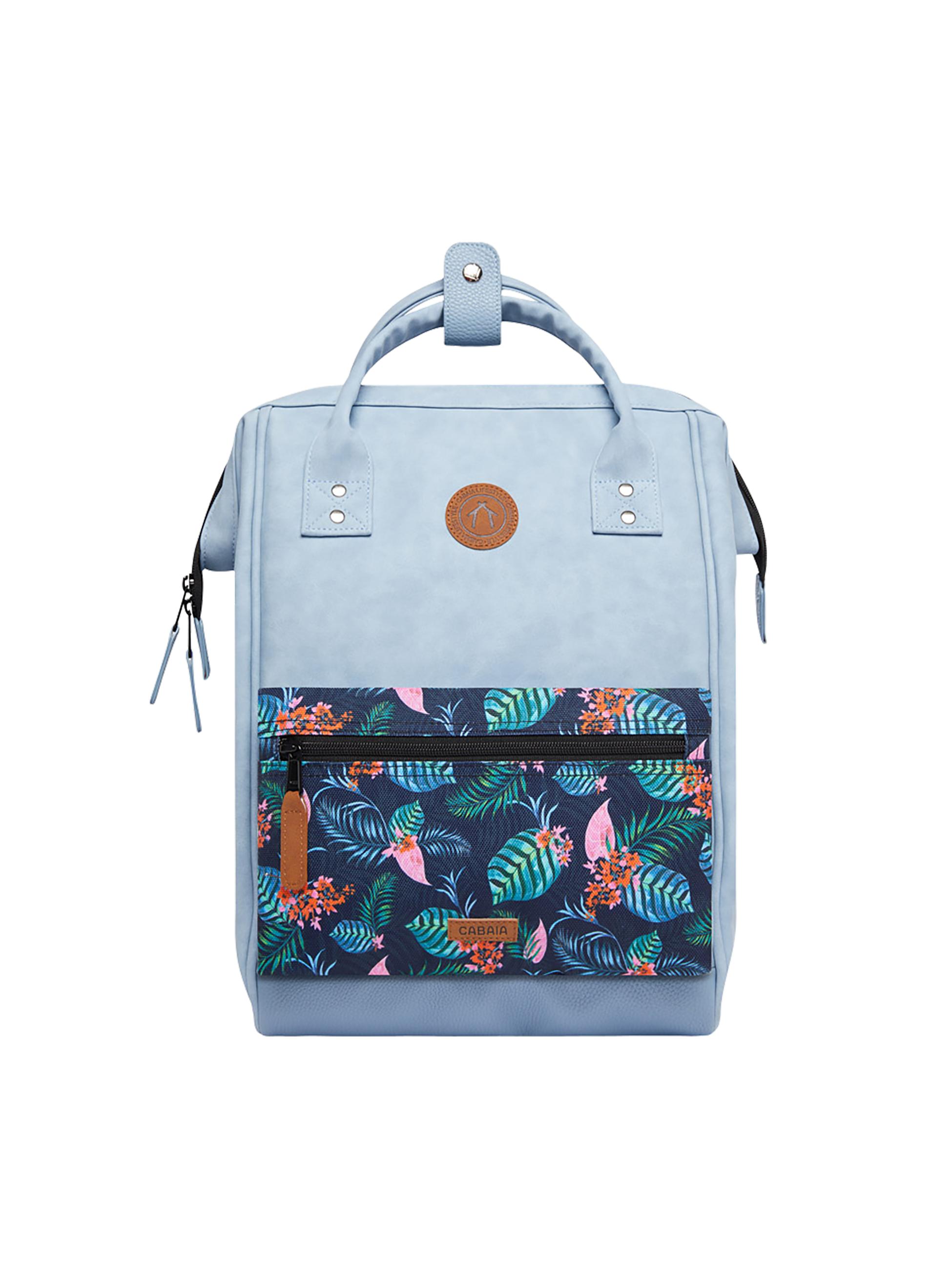 Rucksack aus Kunstleder "Adventurer Medium" Guayaquil Light Blue