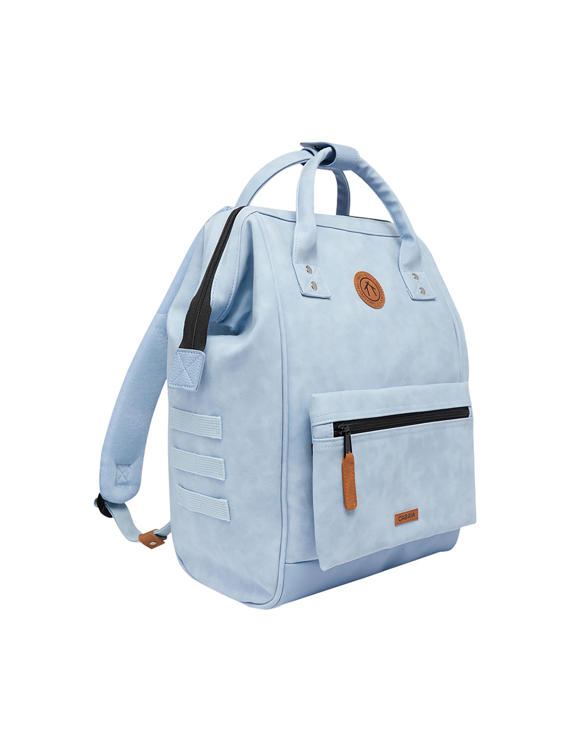 Rucksack aus Kunstleder "Adventurer Medium" Guayaquil Light Blue