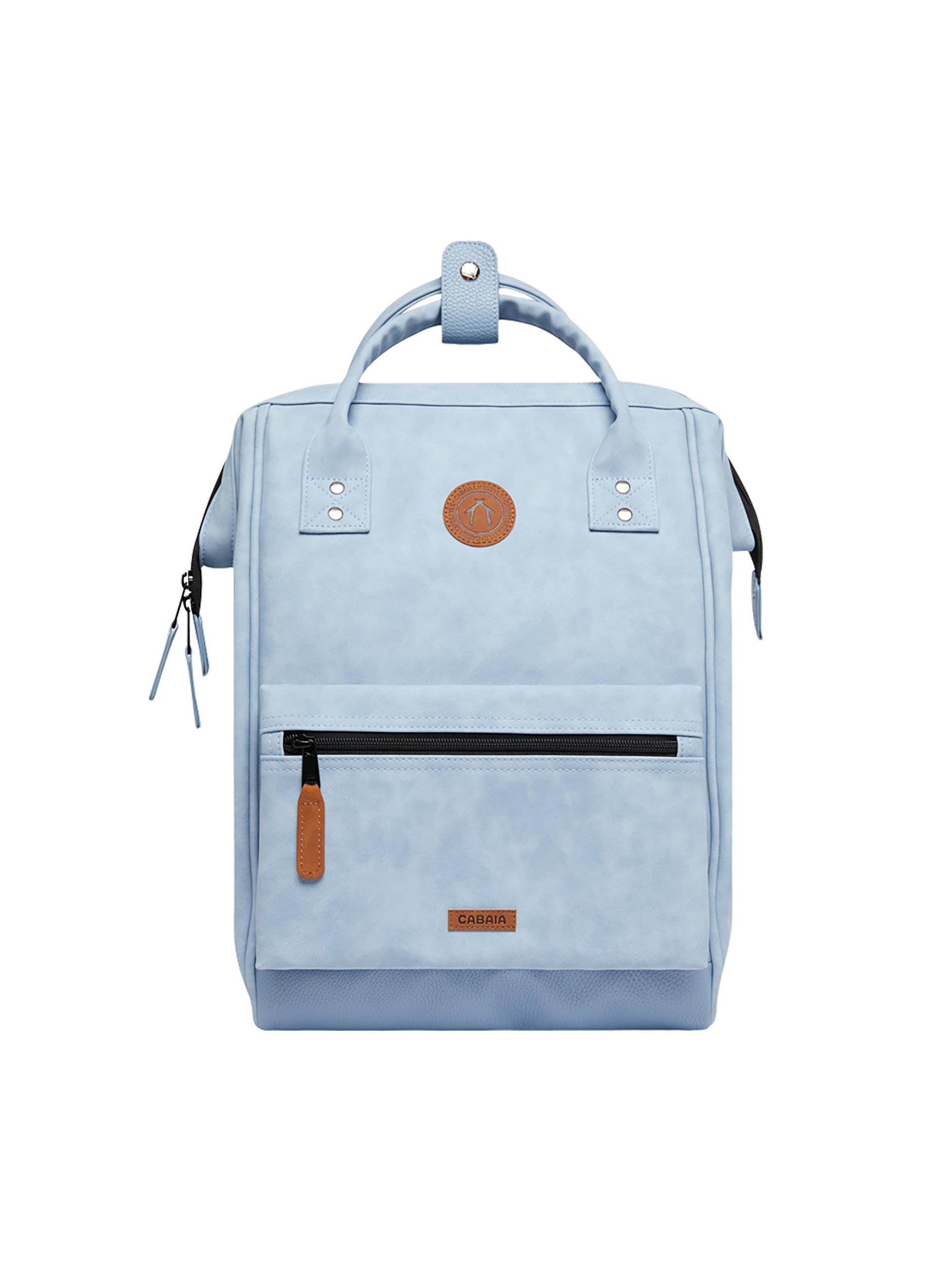 Rucksack aus Kunstleder "Adventurer Medium" Guayaquil Light Blue