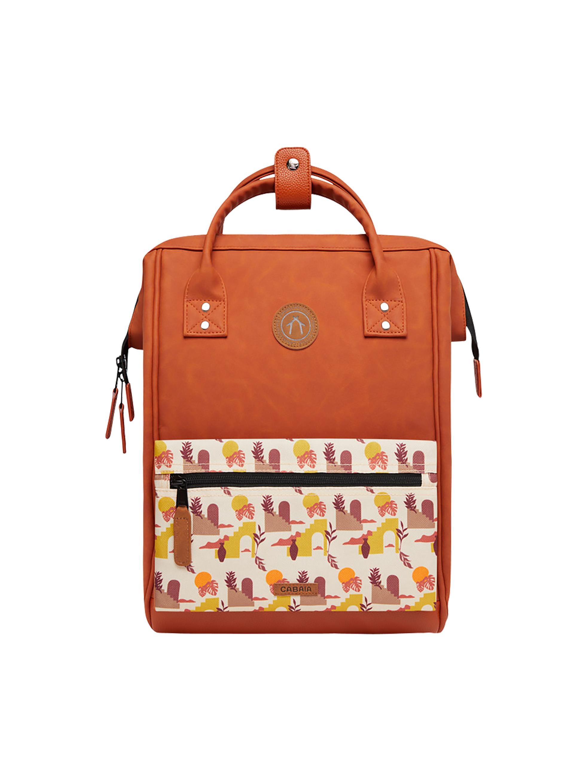 Rucksack aus Kunstleder "Adventurer Medium" Tanta Orange