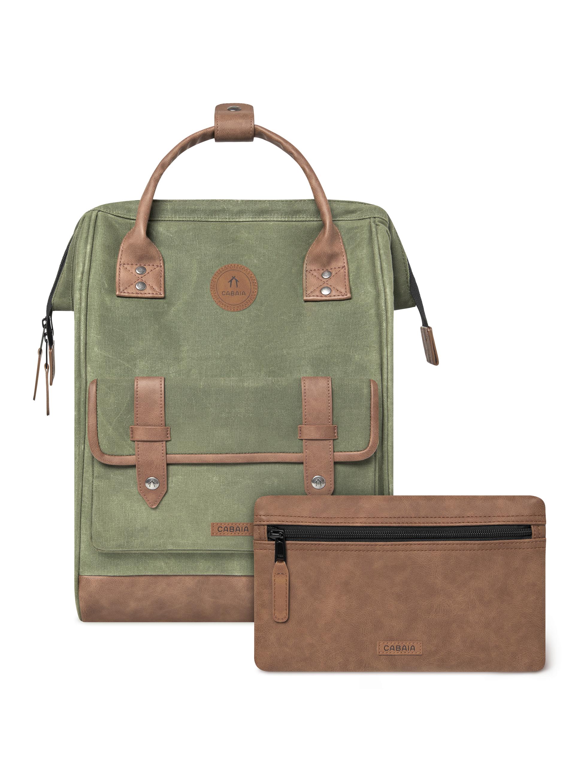 Tagesrucksack "Adventurer M Waxed Cotton" Nicosie Green