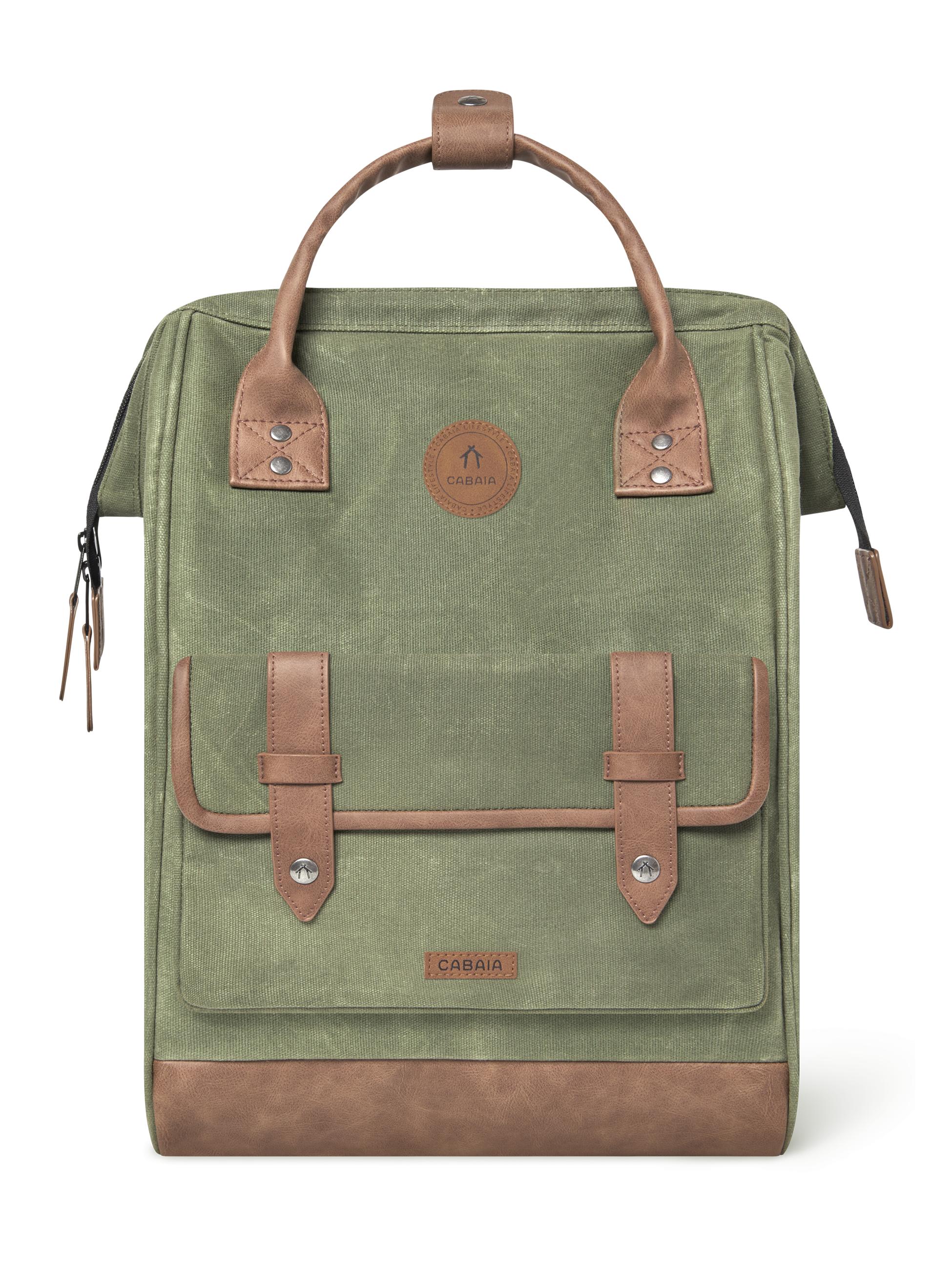 Tagesrucksack "Adventurer M Waxed Cotton" Nicosie Green