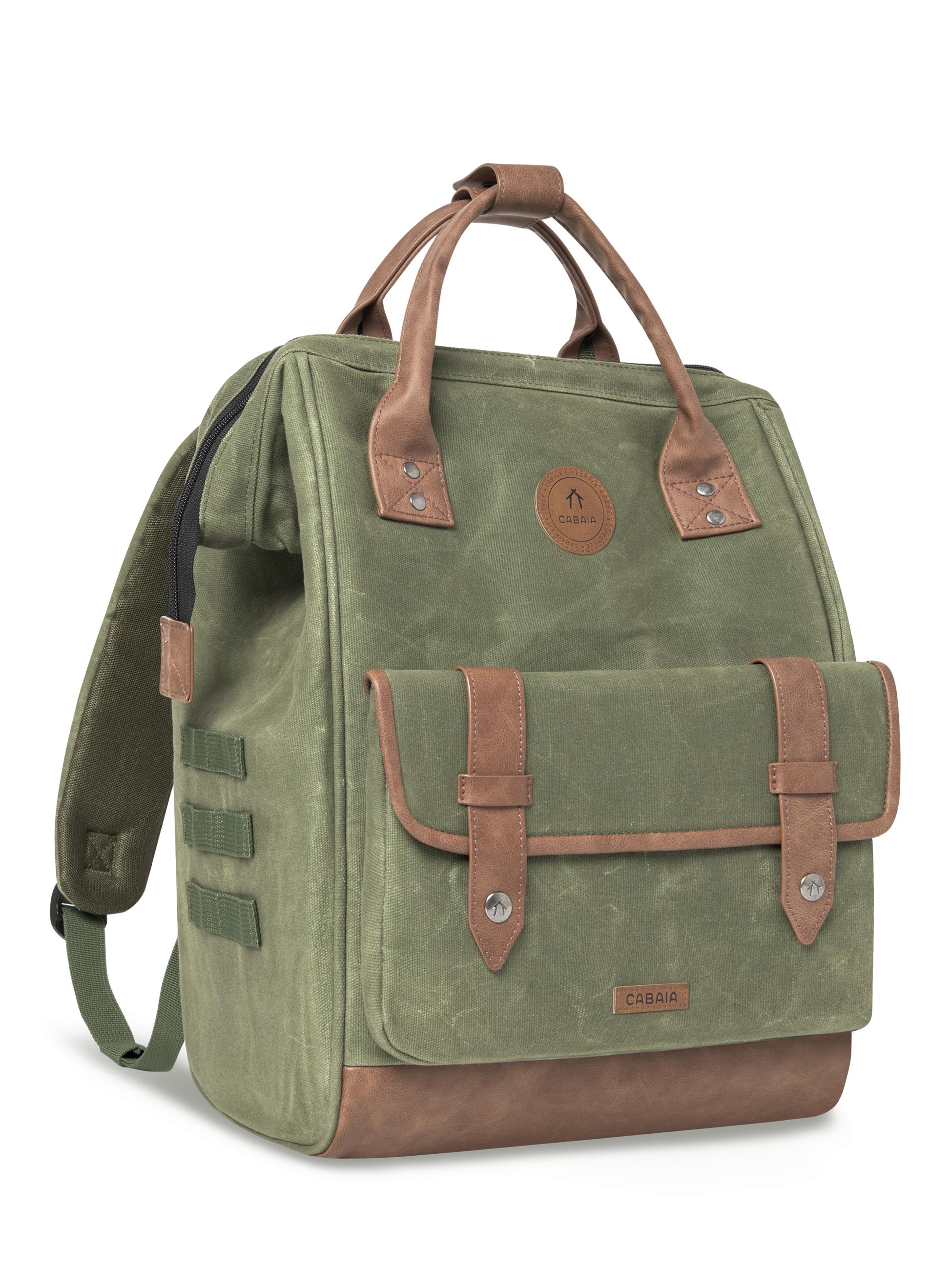 Tagesrucksack "Adventurer M Waxed Cotton" Nicosie Green