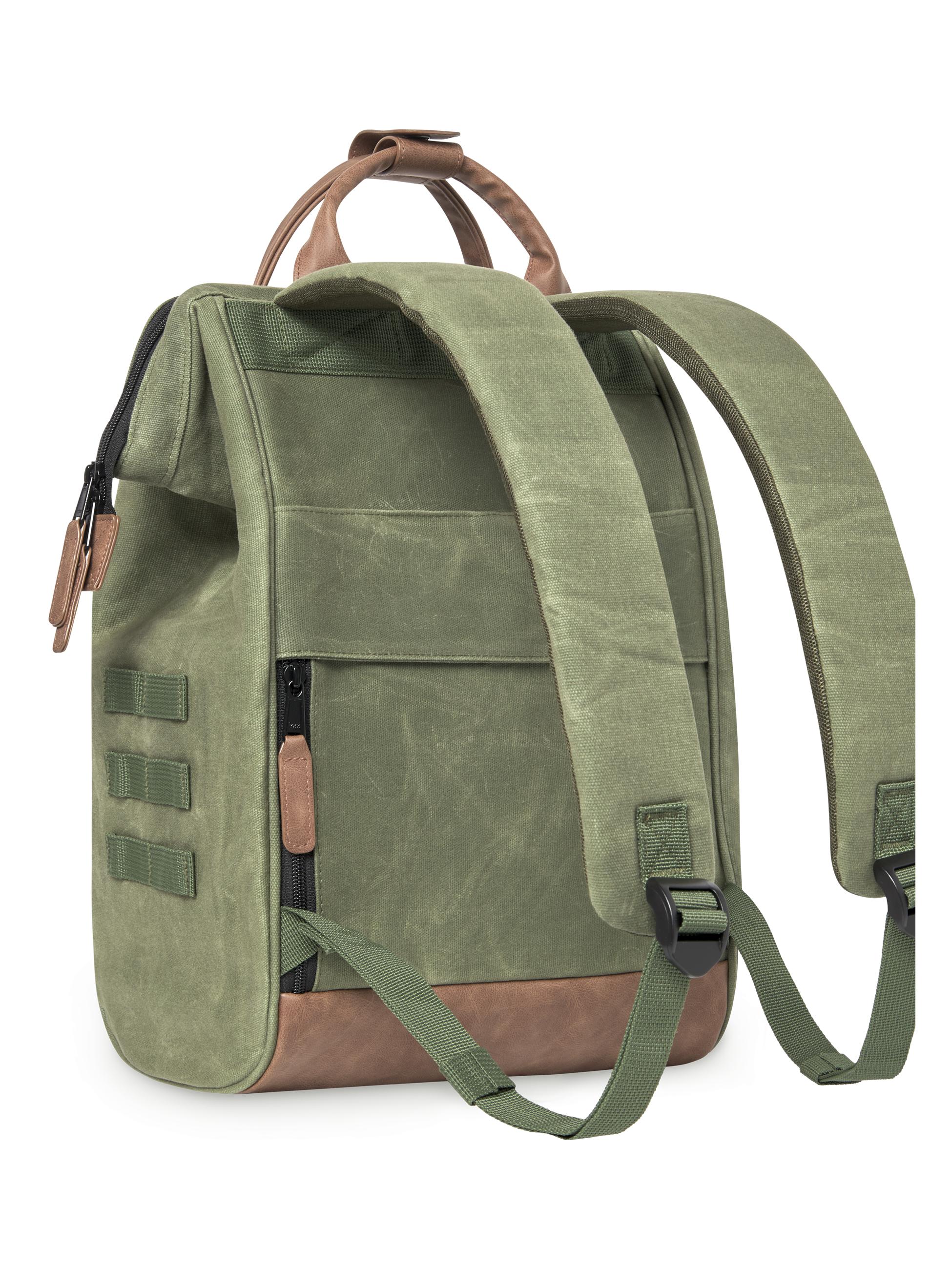 Tagesrucksack "Adventurer M Waxed Cotton" Nicosie Green