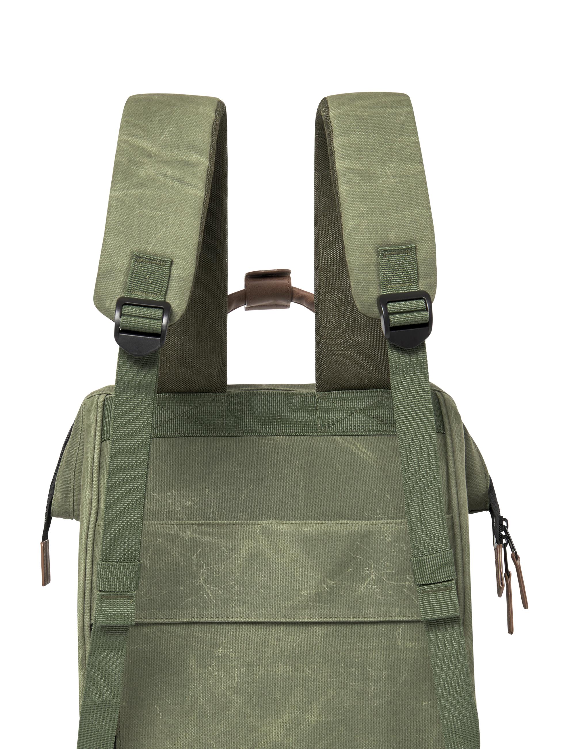 Tagesrucksack "Adventurer M Waxed Cotton" Nicosie Green