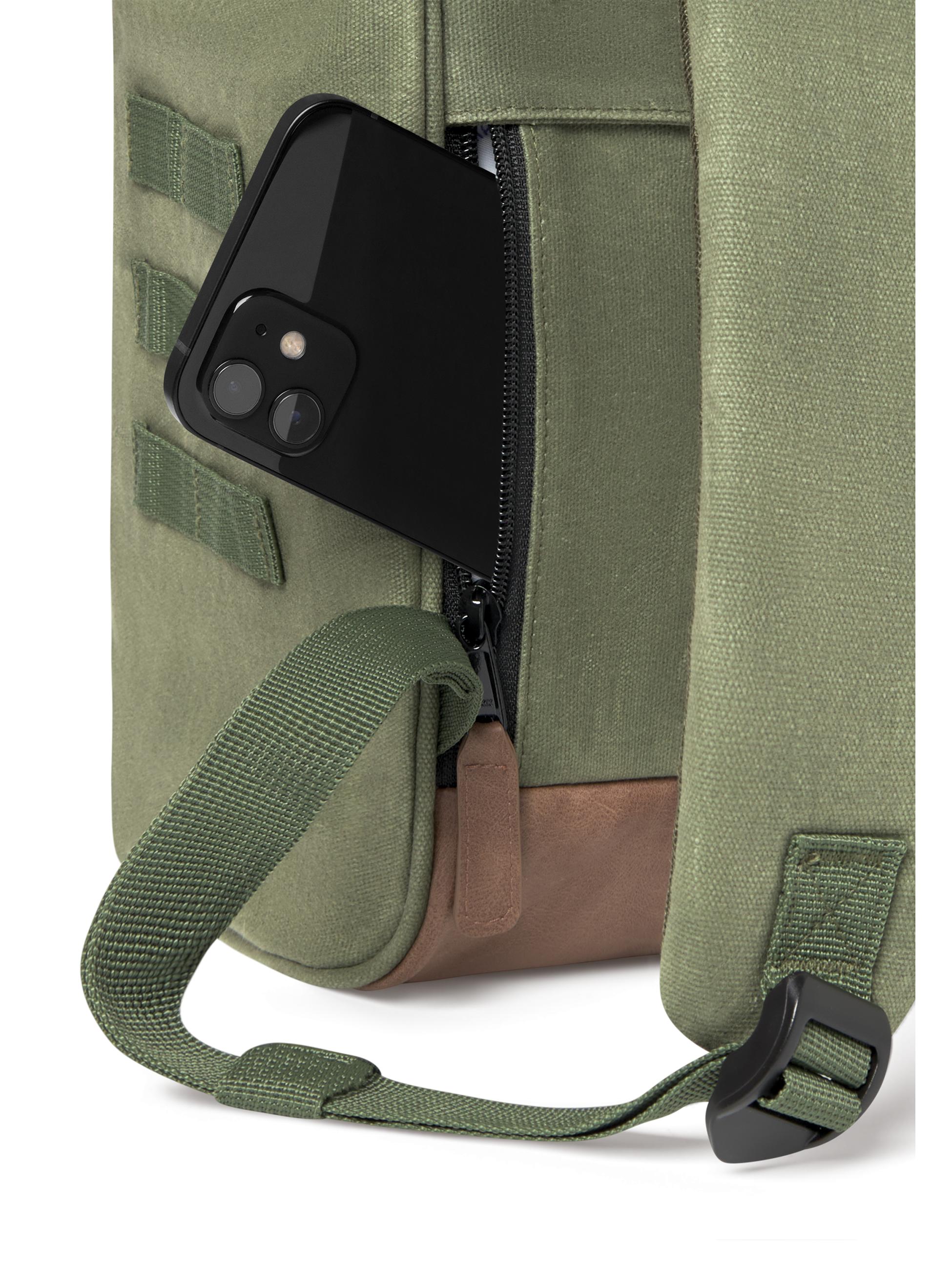 Tagesrucksack "Adventurer M Waxed Cotton" Nicosie Green