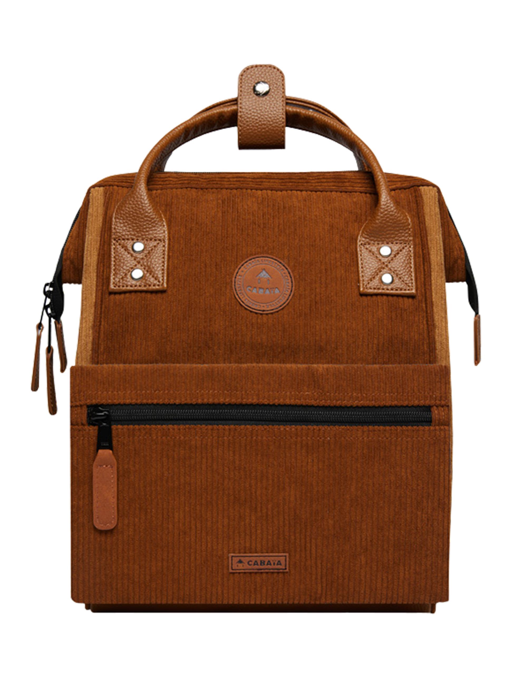 Rucksack Adventurer Small Cord Recycled Canton Brown