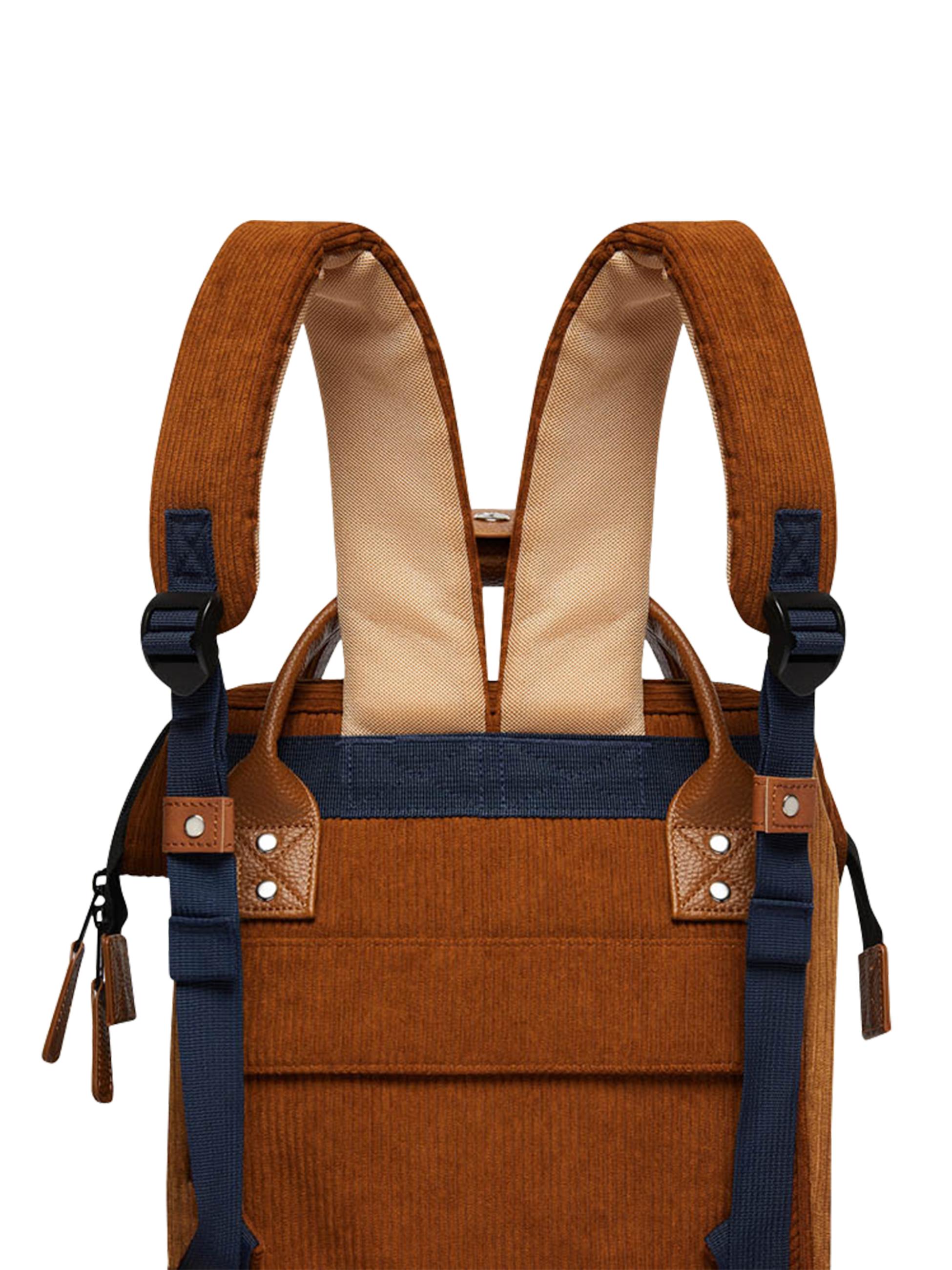 Rucksack Adventurer Small Cord Recycled Canton Brown