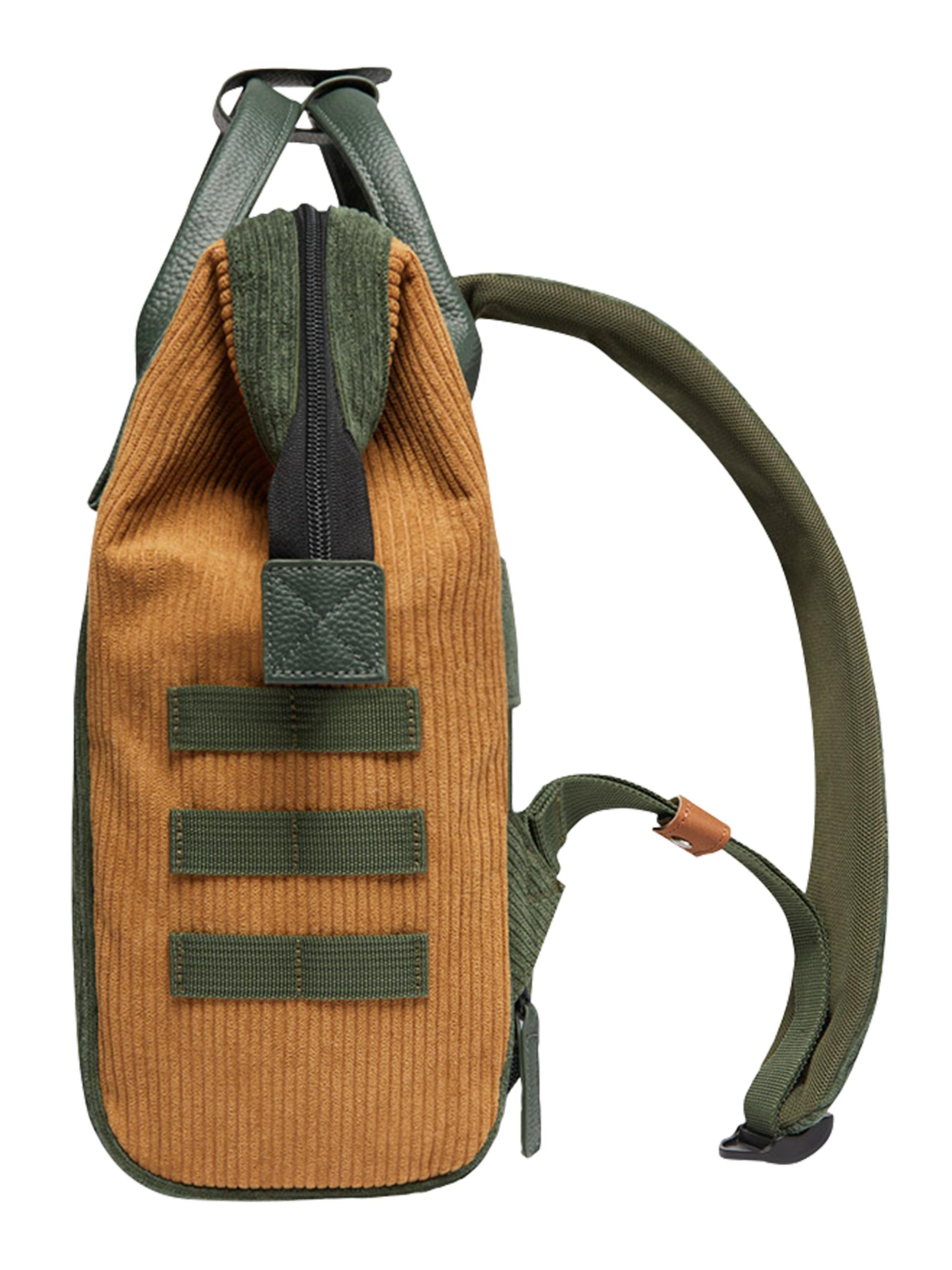 Rucksack Adventurer Small Cord Recycled Doha Green