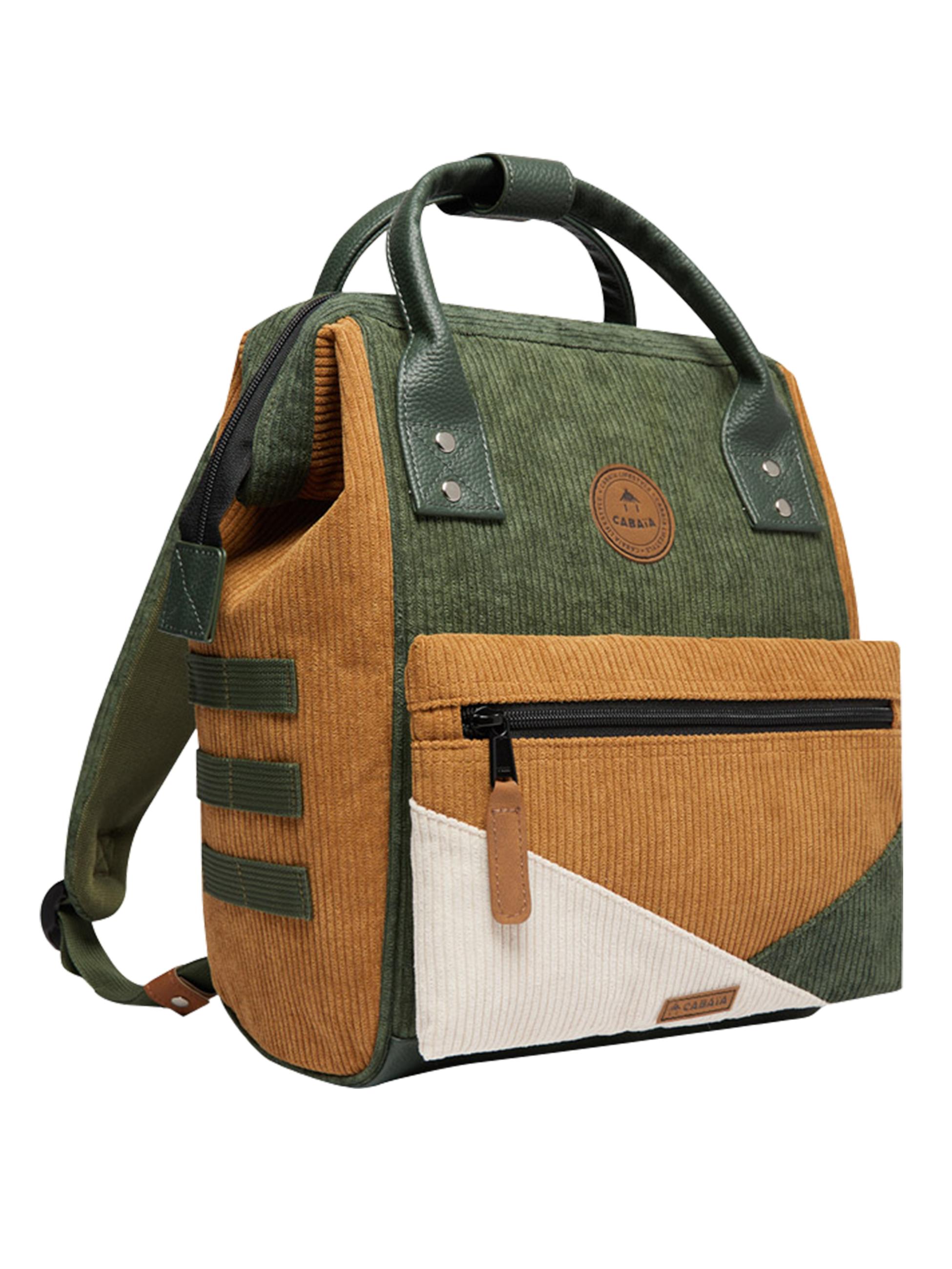 Rucksack Adventurer Small Cord Recycled Doha Green