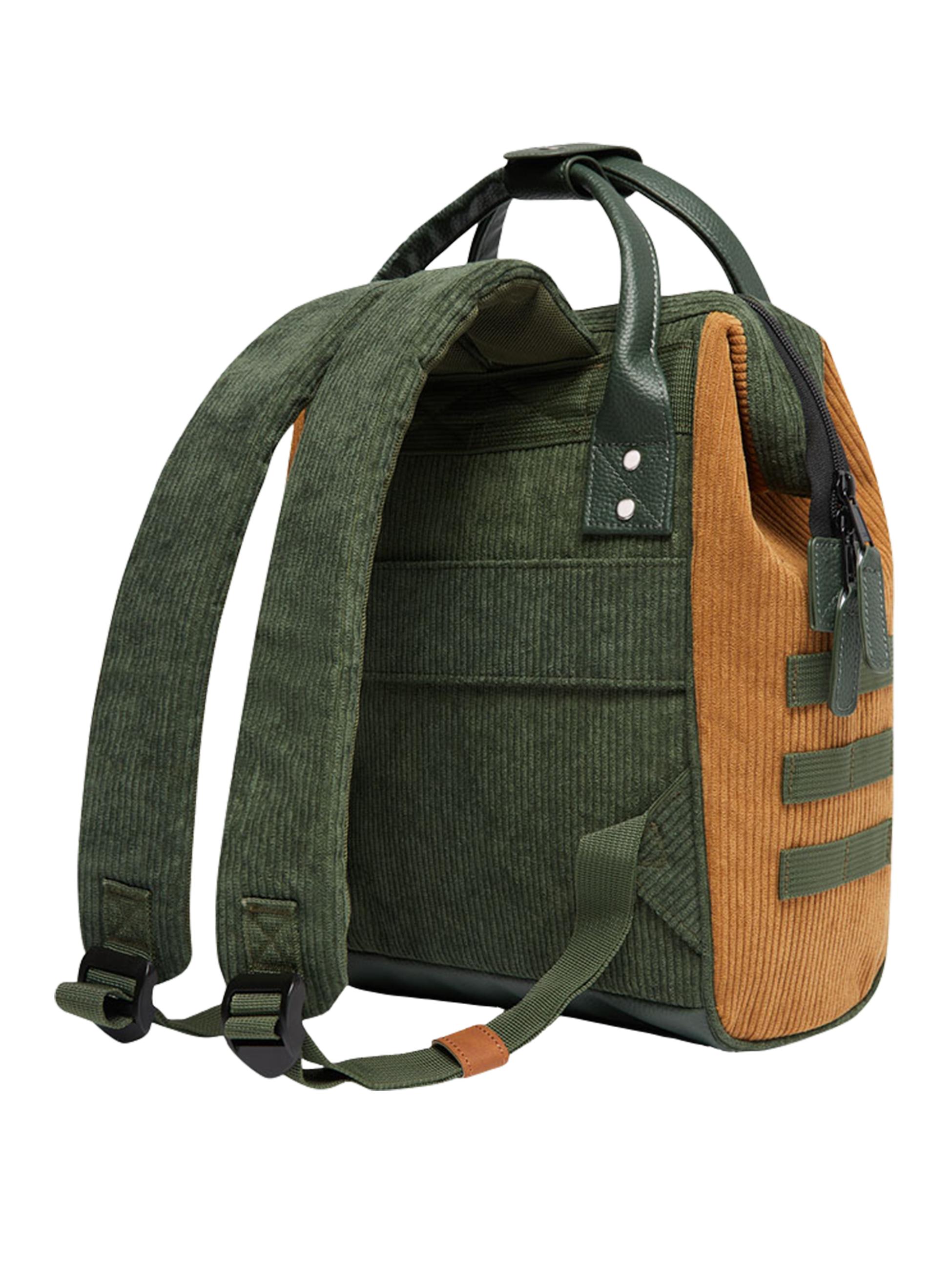 Rucksack Adventurer Small Cord Recycled Doha Green