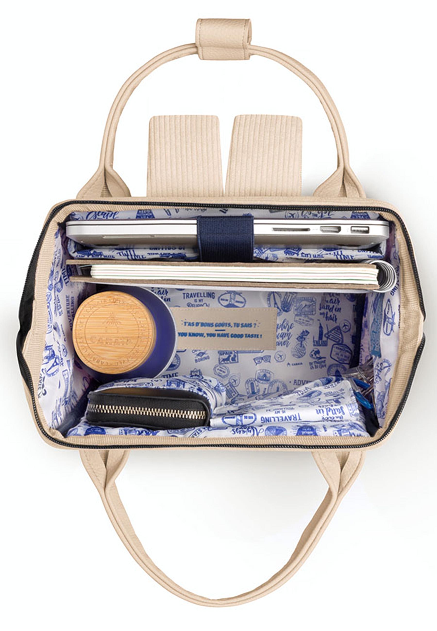 Rucksack Adventurer Small Cord Recycled Houston Nude