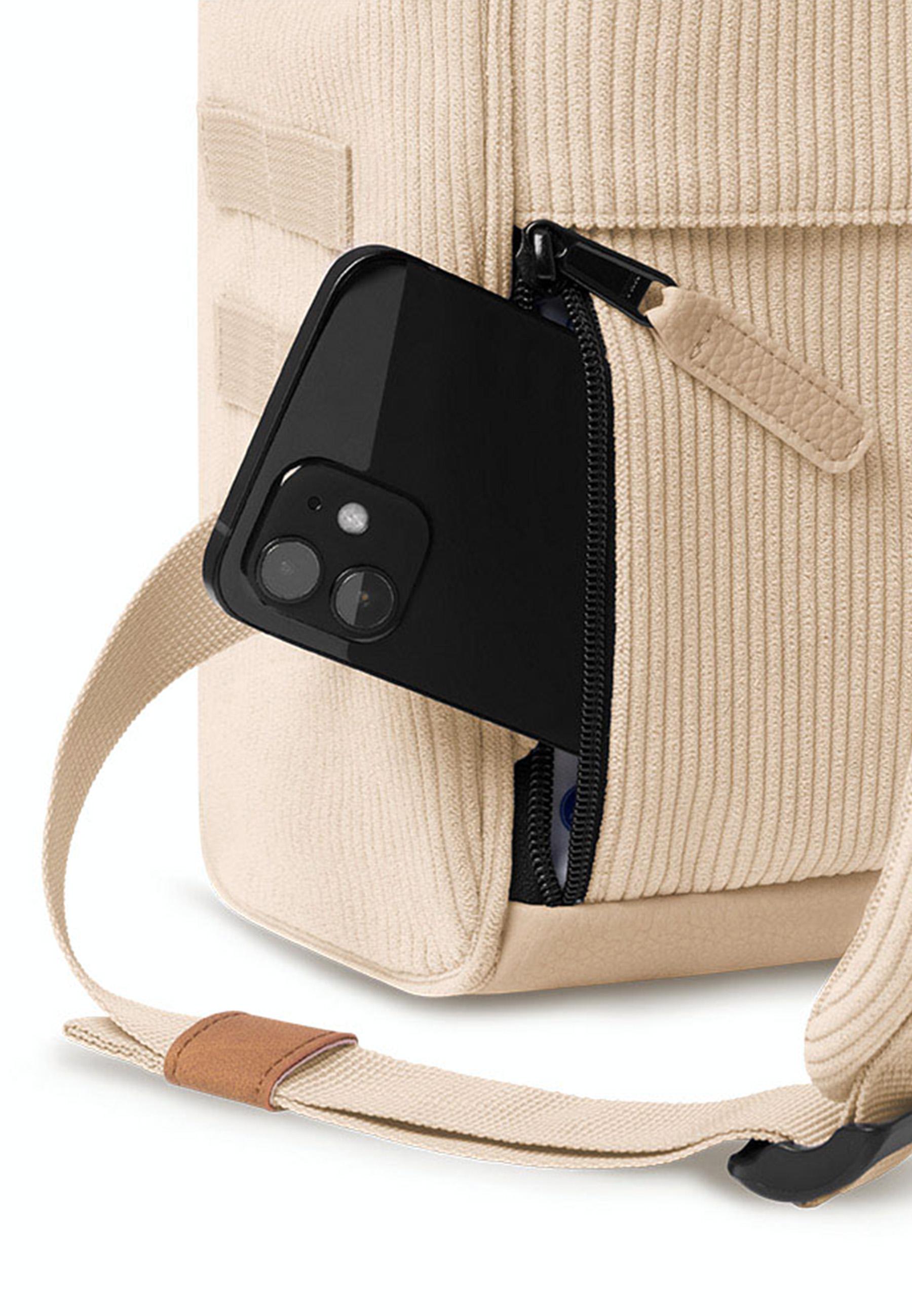 Rucksack Adventurer Small Cord Recycled Houston Nude
