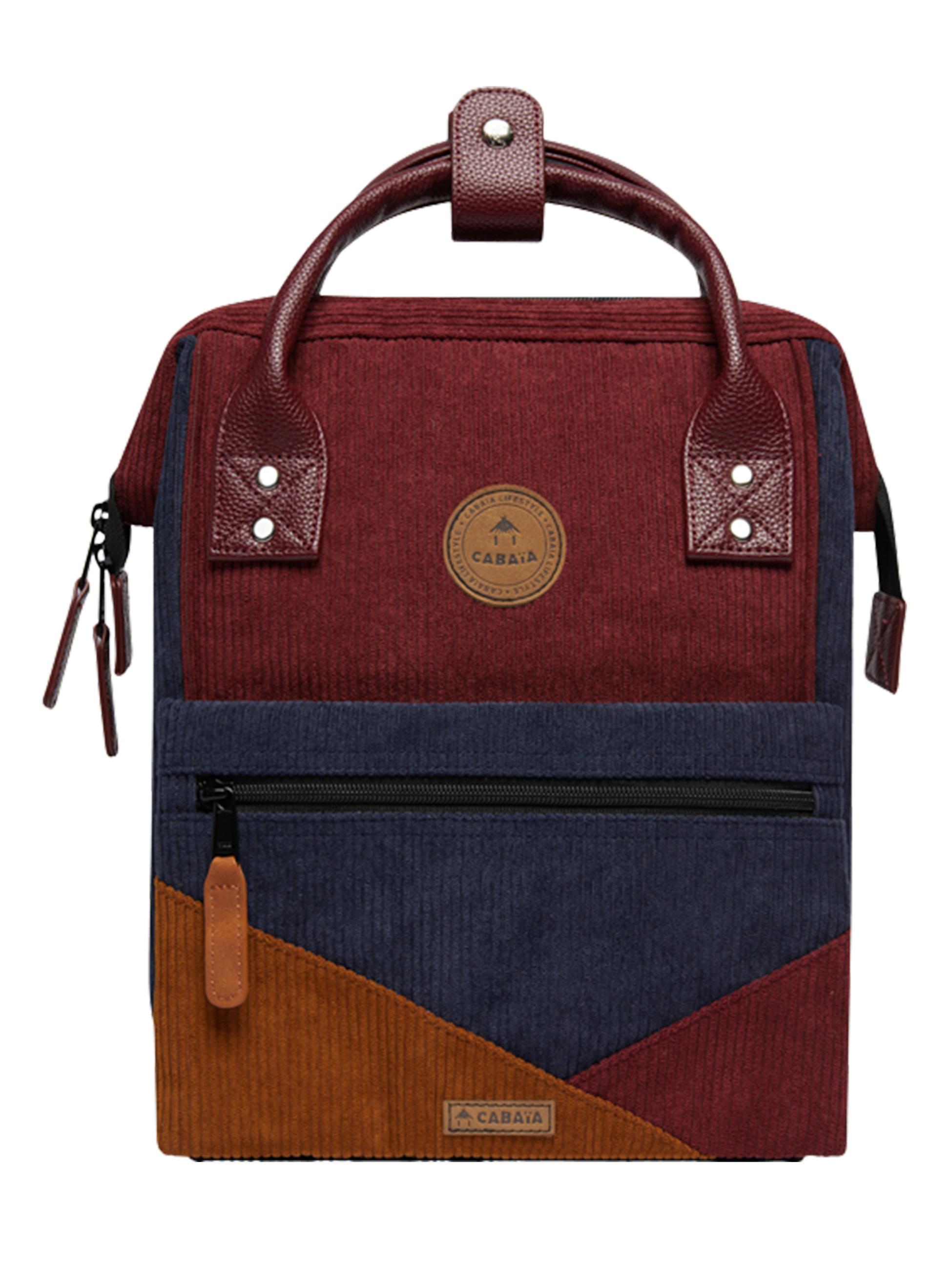 Rucksack Adventurer Small Cord Recycled Radom Bordeaux