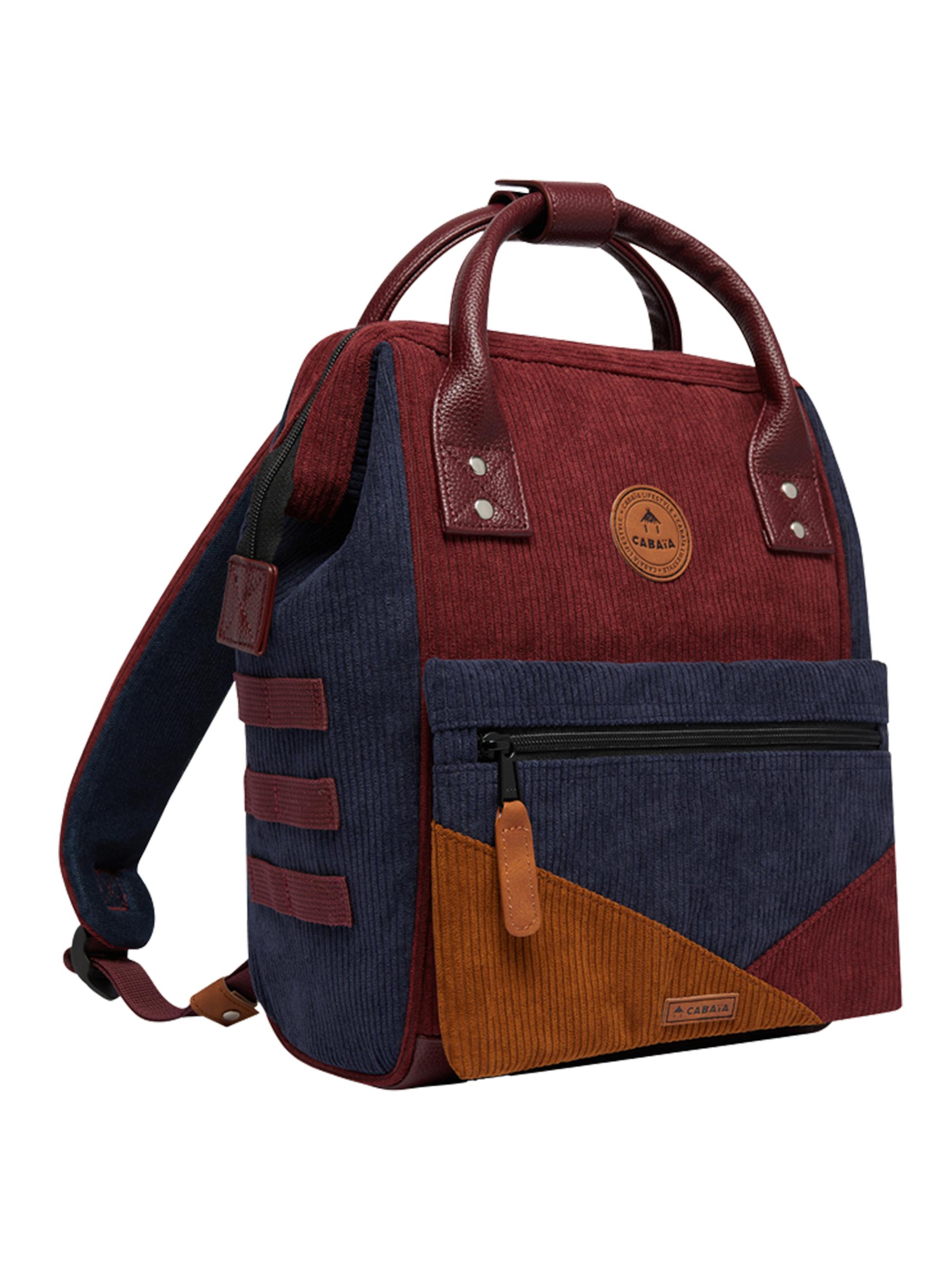 Rucksack Adventurer Small Cord Recycled Radom Bordeaux