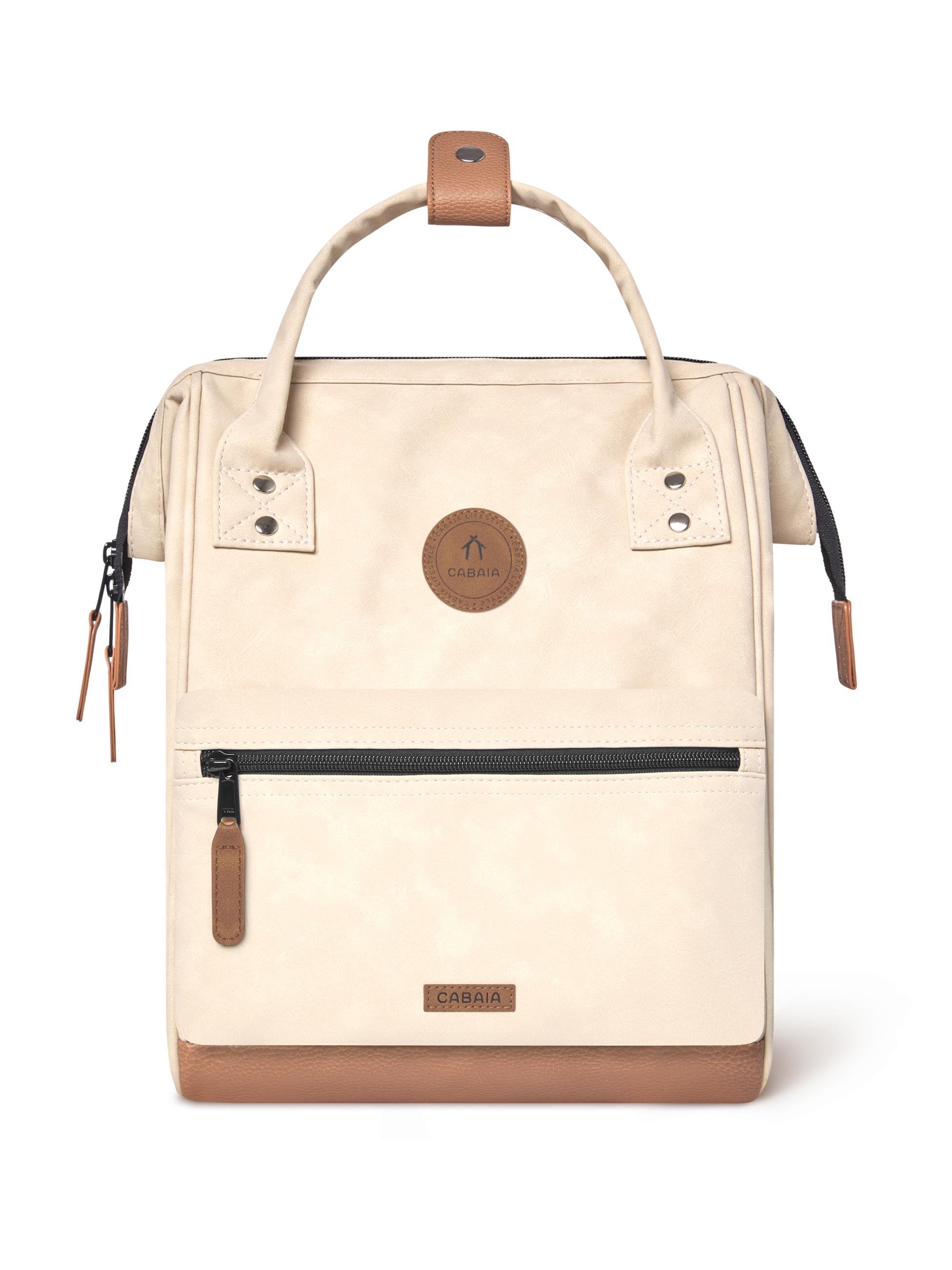 Rucksack-Tasche Adventurer Small Vegan Nubuck Andenne Beige