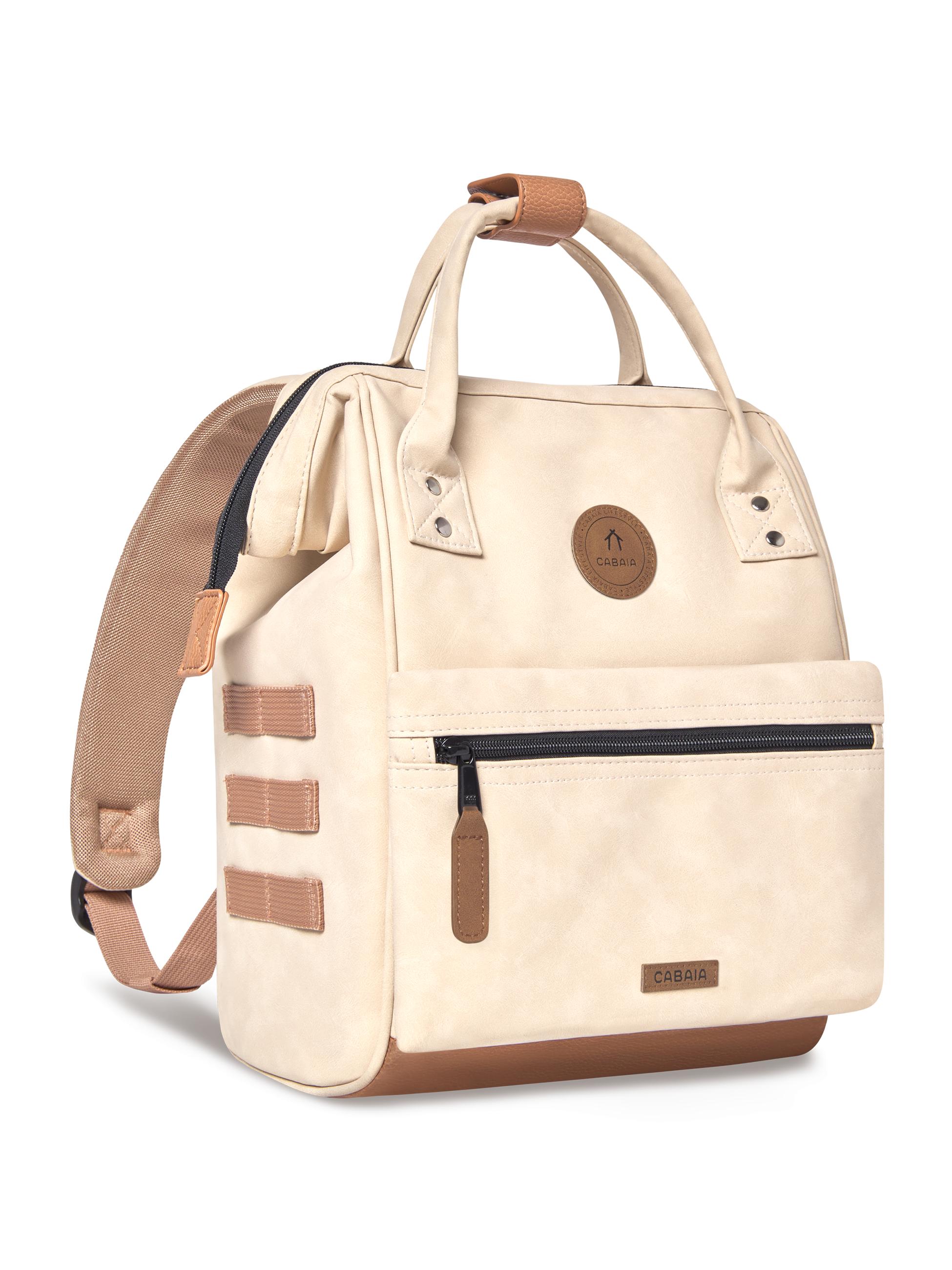 Rucksack-Tasche Adventurer Small Vegan Nubuck Andenne Beige