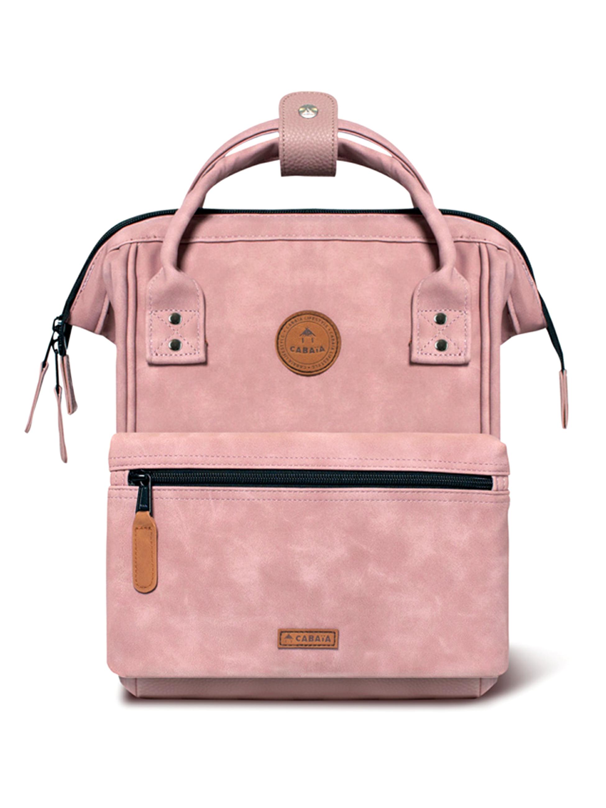 Rucksack-Tasche Adventurer Small Vegan Nubuck Male Pink