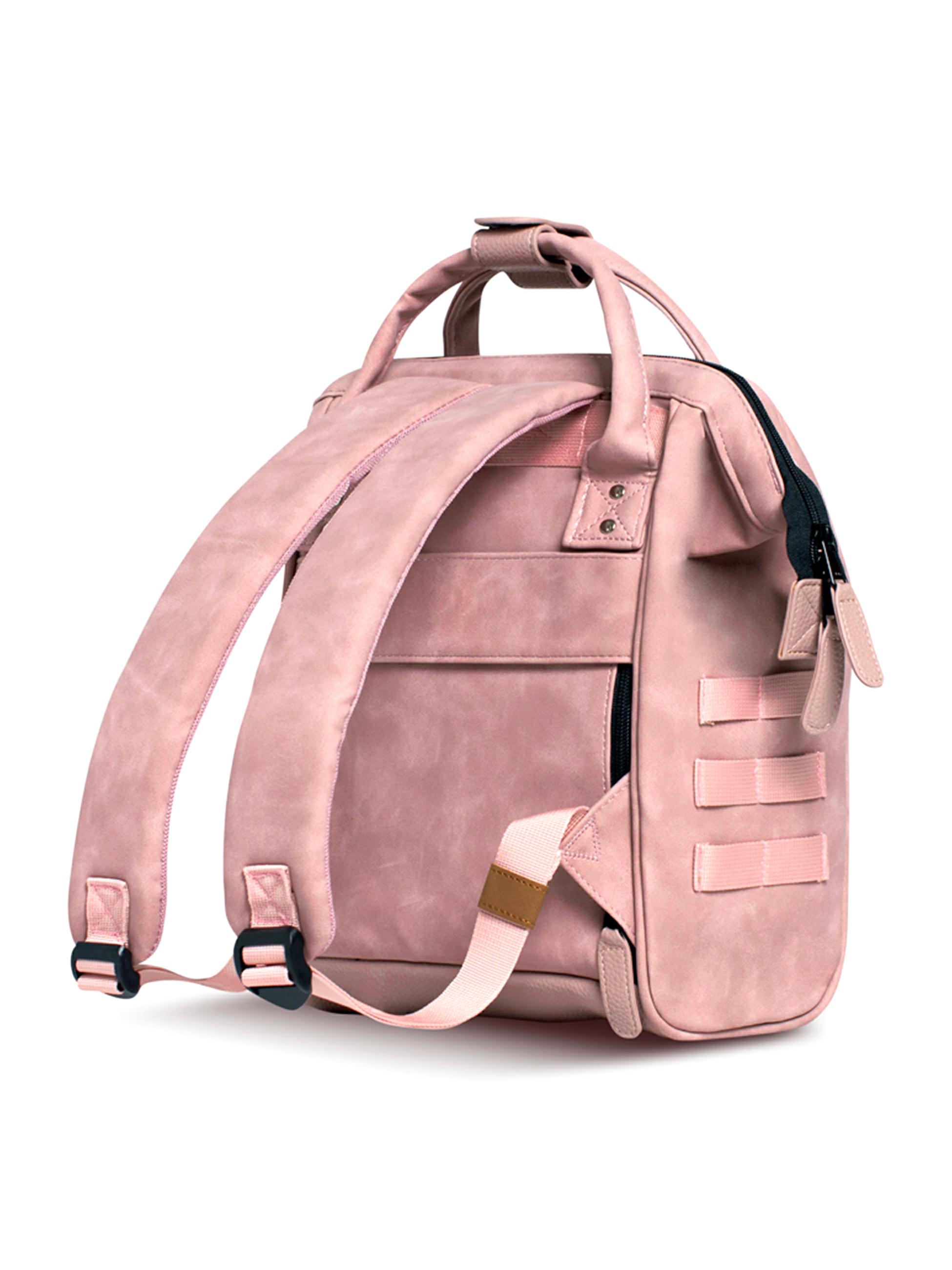 Rucksack-Tasche Adventurer Small Vegan Nubuck Male Pink