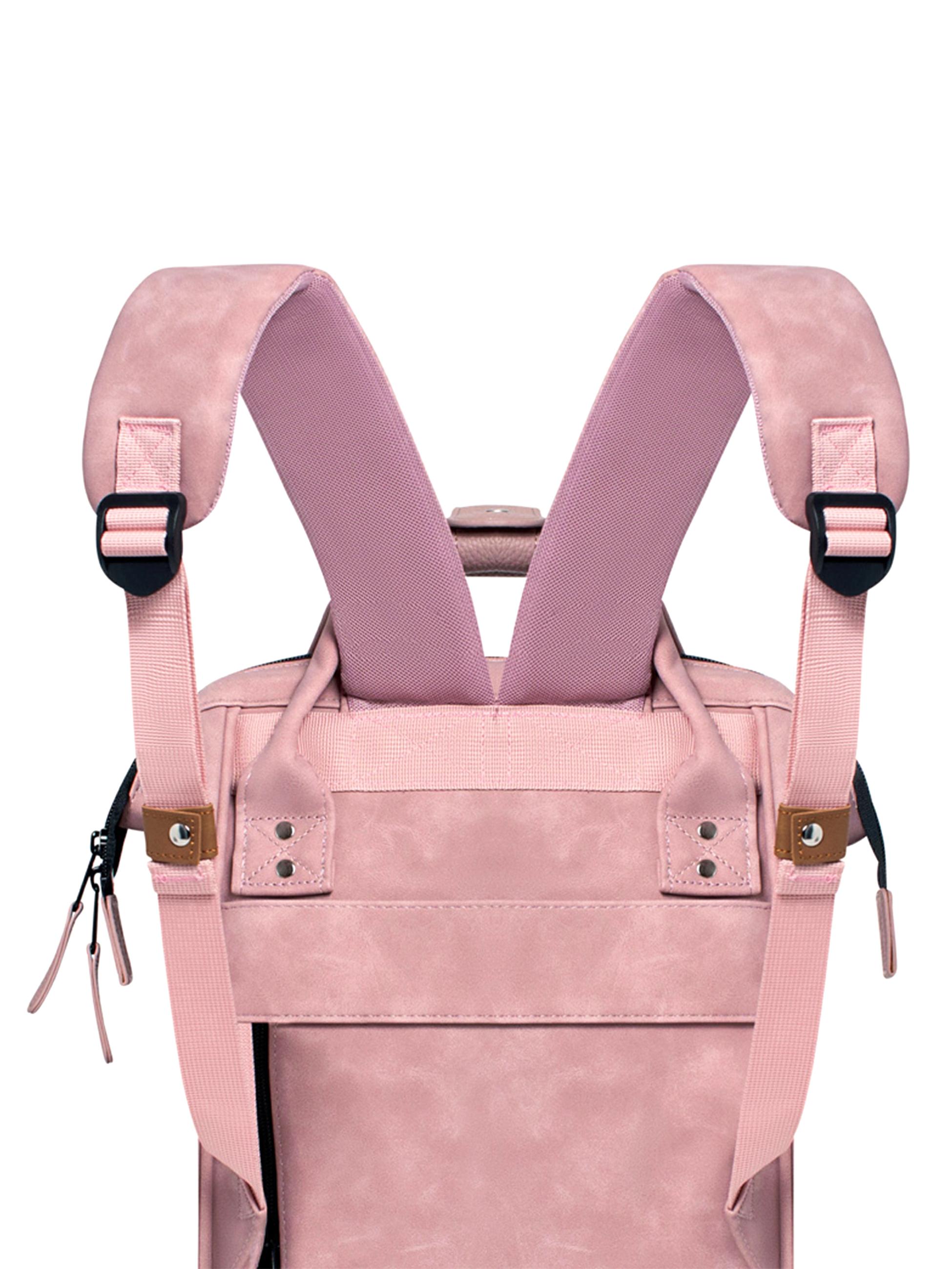 Rucksack-Tasche Adventurer Small Vegan Nubuck Male Pink