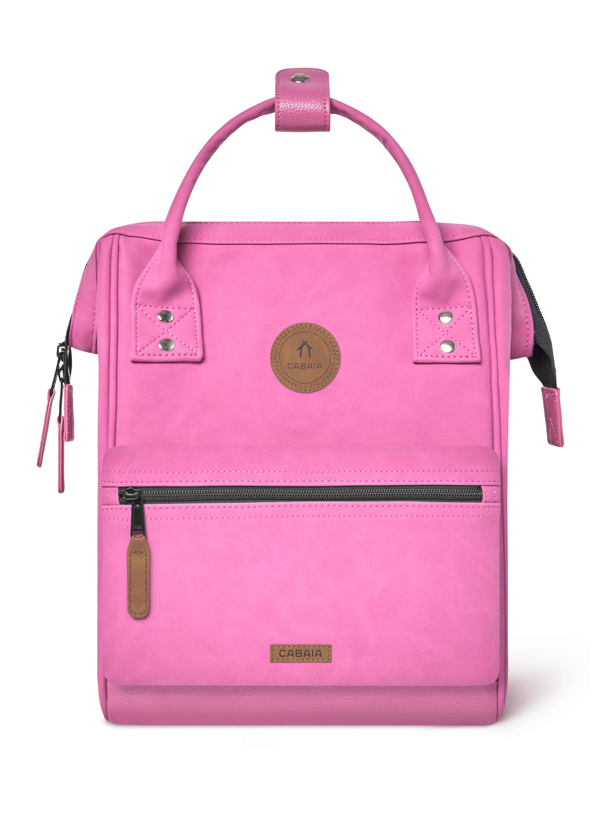 Rucksack-Tasche Adventurer Small Vegan Nubuck Nantes Pink