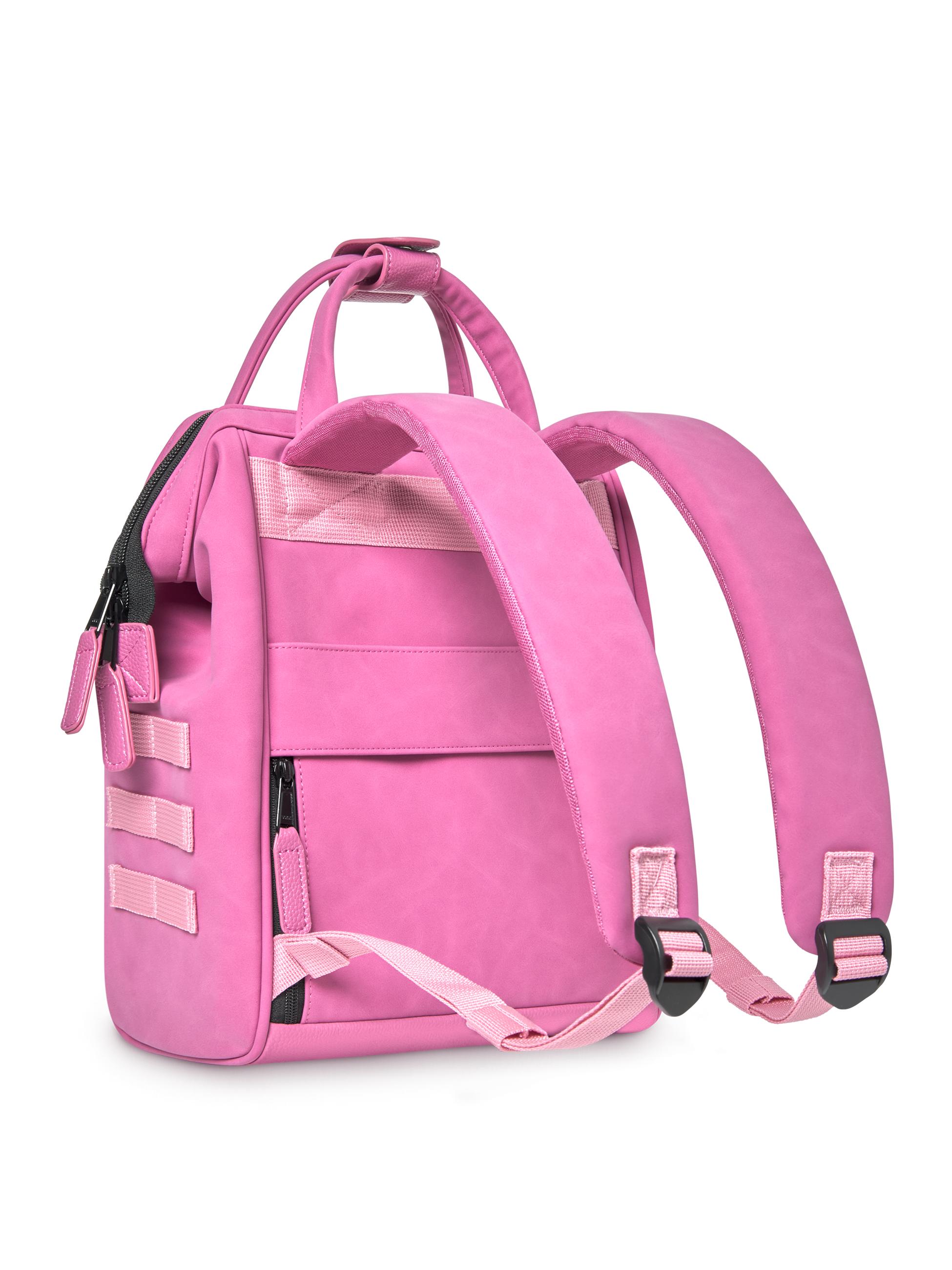 Rucksack-Tasche Adventurer Small Vegan Nubuck Nantes Pink