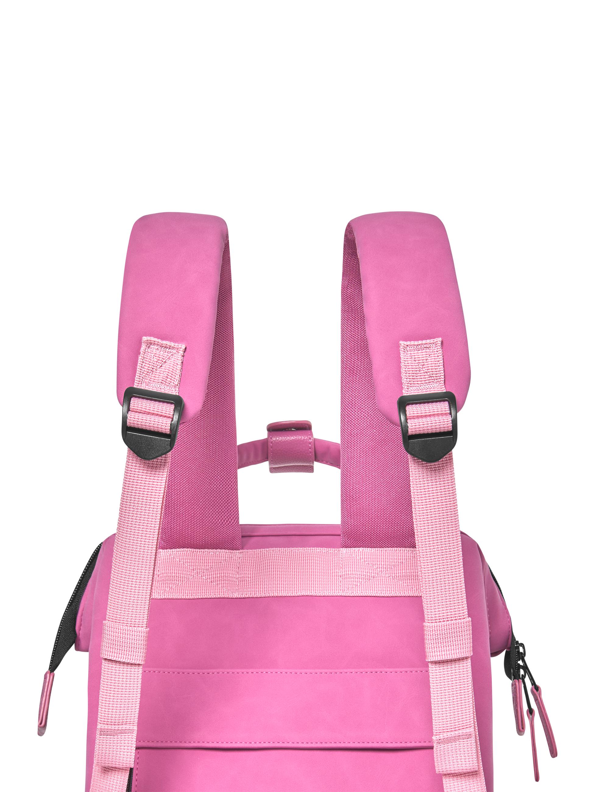 Rucksack-Tasche Adventurer Small Vegan Nubuck Nantes Pink