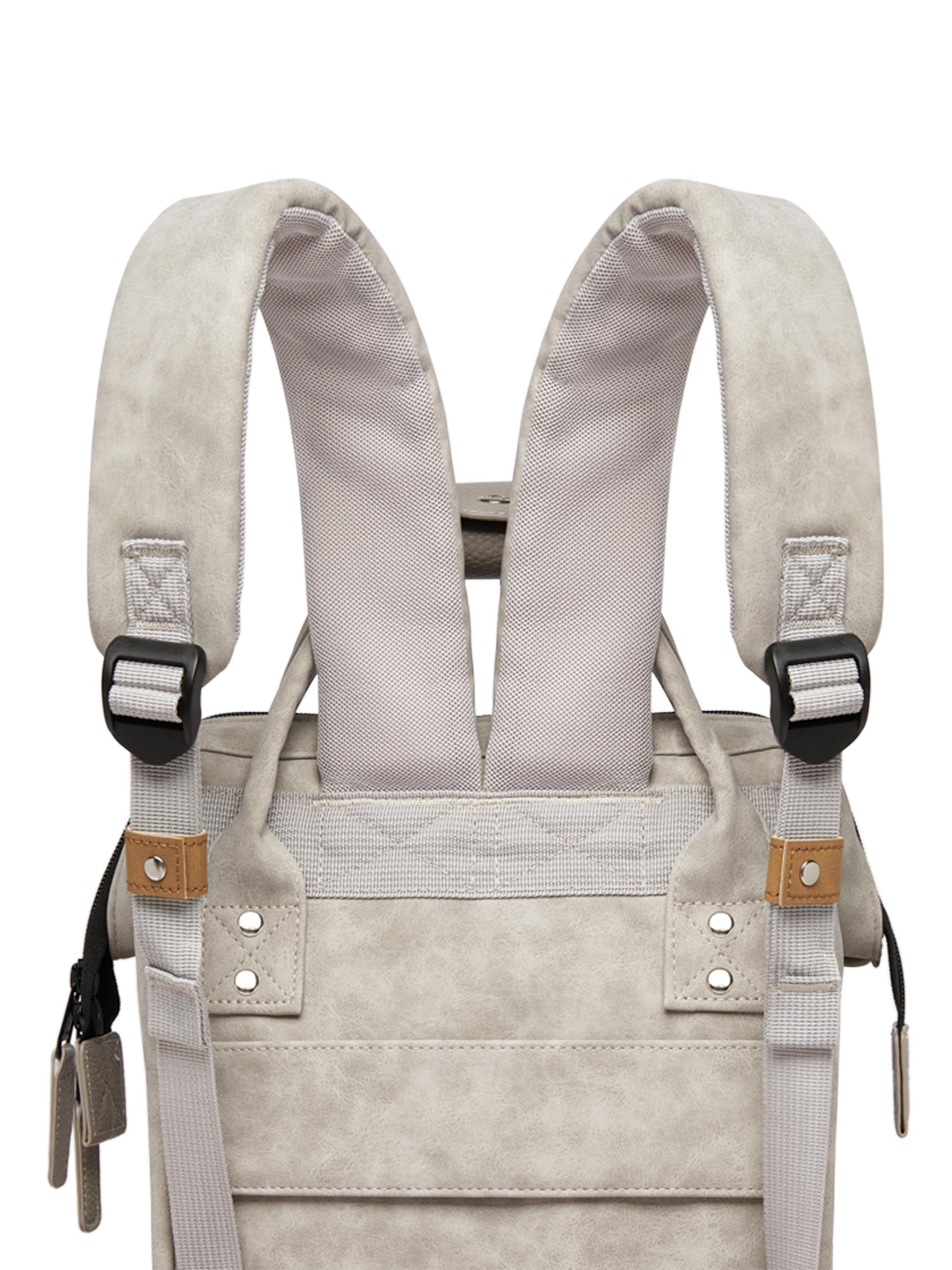 Rucksack-Tasche Adventurer Small Vegan Nubuck Reims Grey