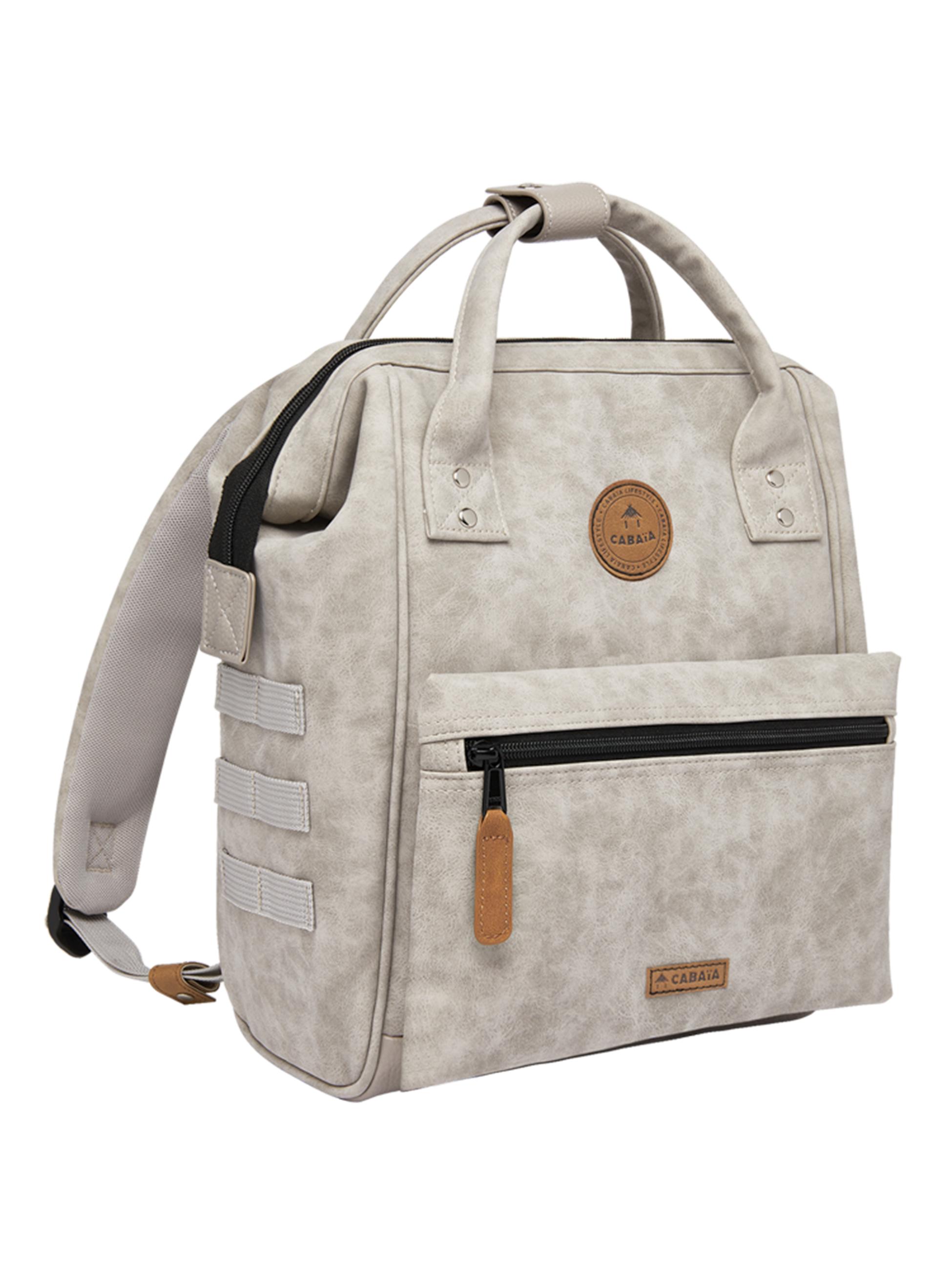 Rucksack-Tasche Adventurer Small Vegan Nubuck Reims Grey