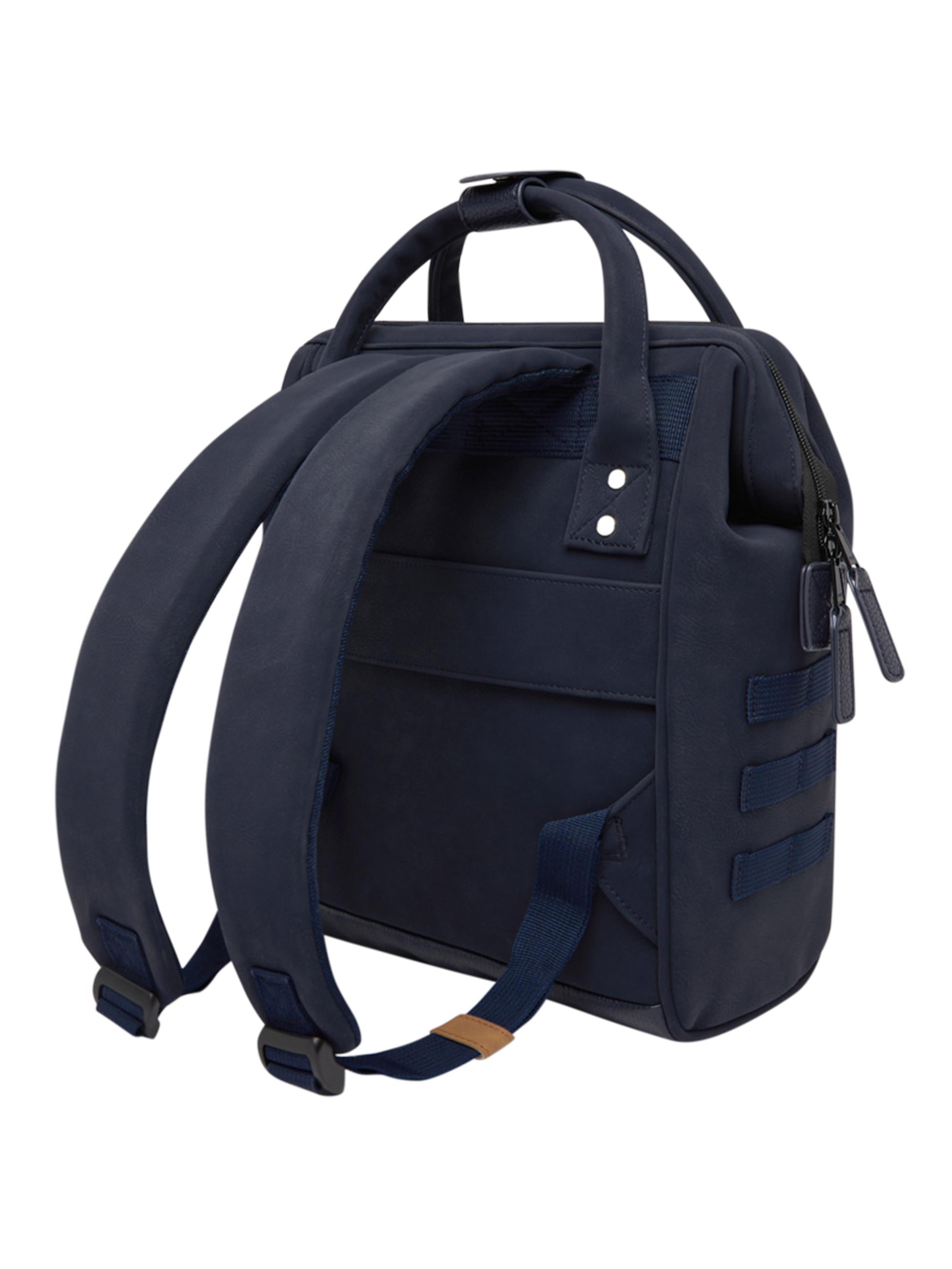 Rucksack-Tasche Adventurer Small Vegan Nubuck Zurich Navy