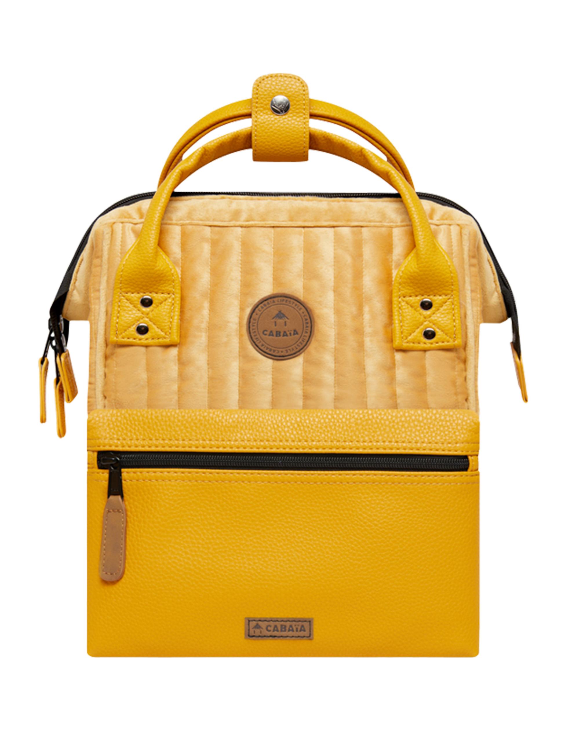 Rucksack Adventurer Small Quilted Genes Yellow