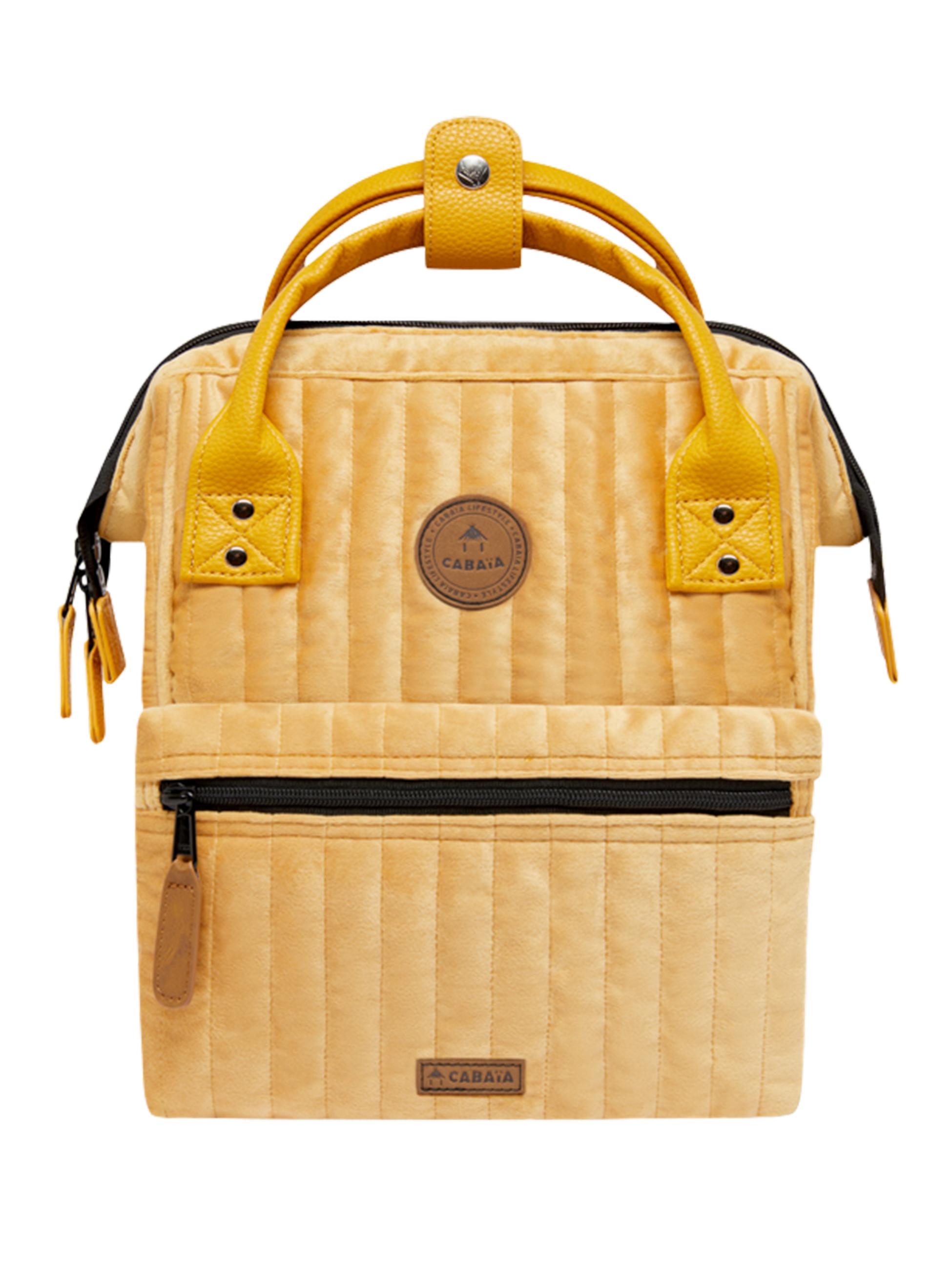 Rucksack Adventurer Small Quilted Genes Yellow