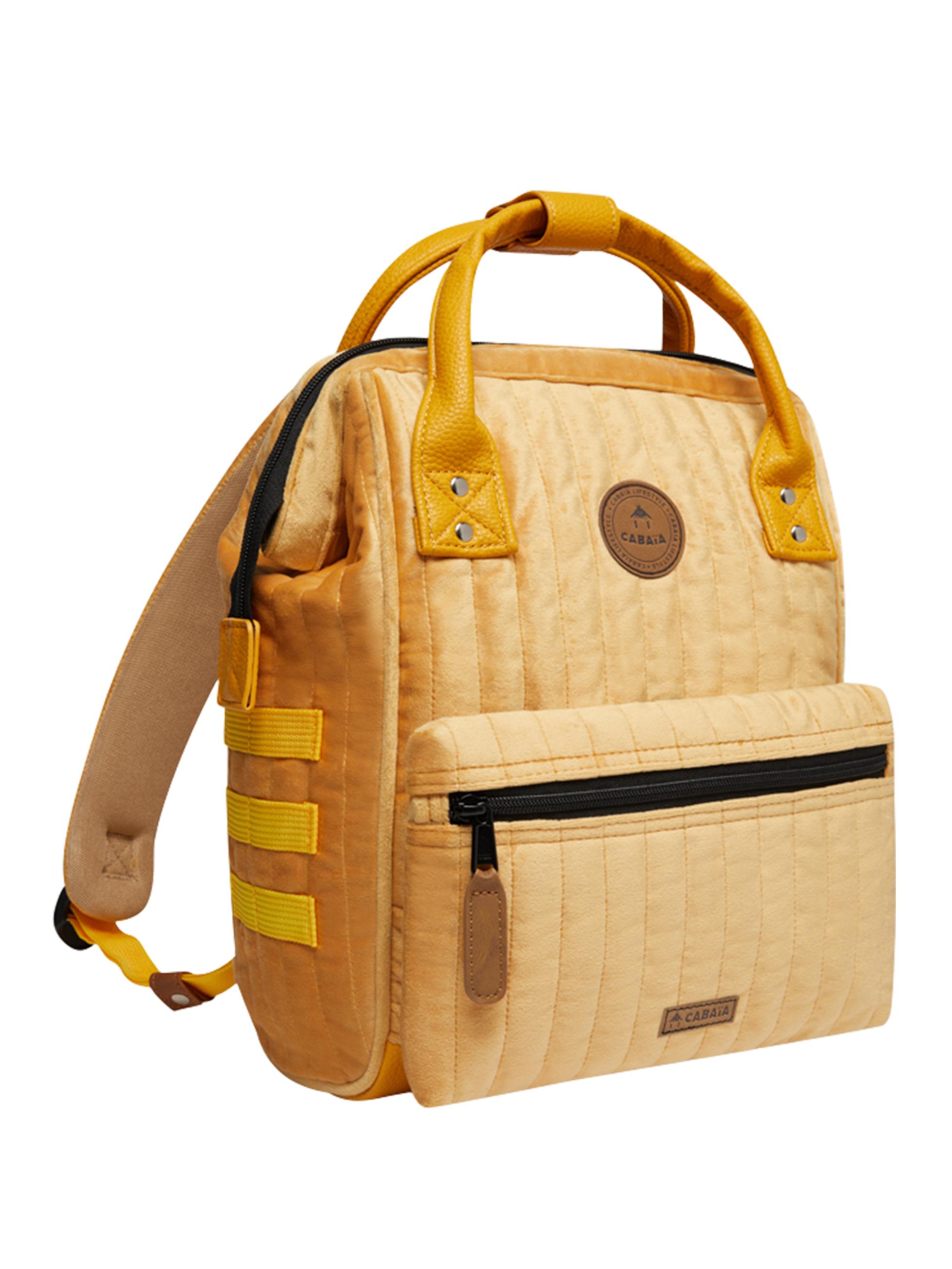 Rucksack Adventurer Small Quilted Genes Yellow