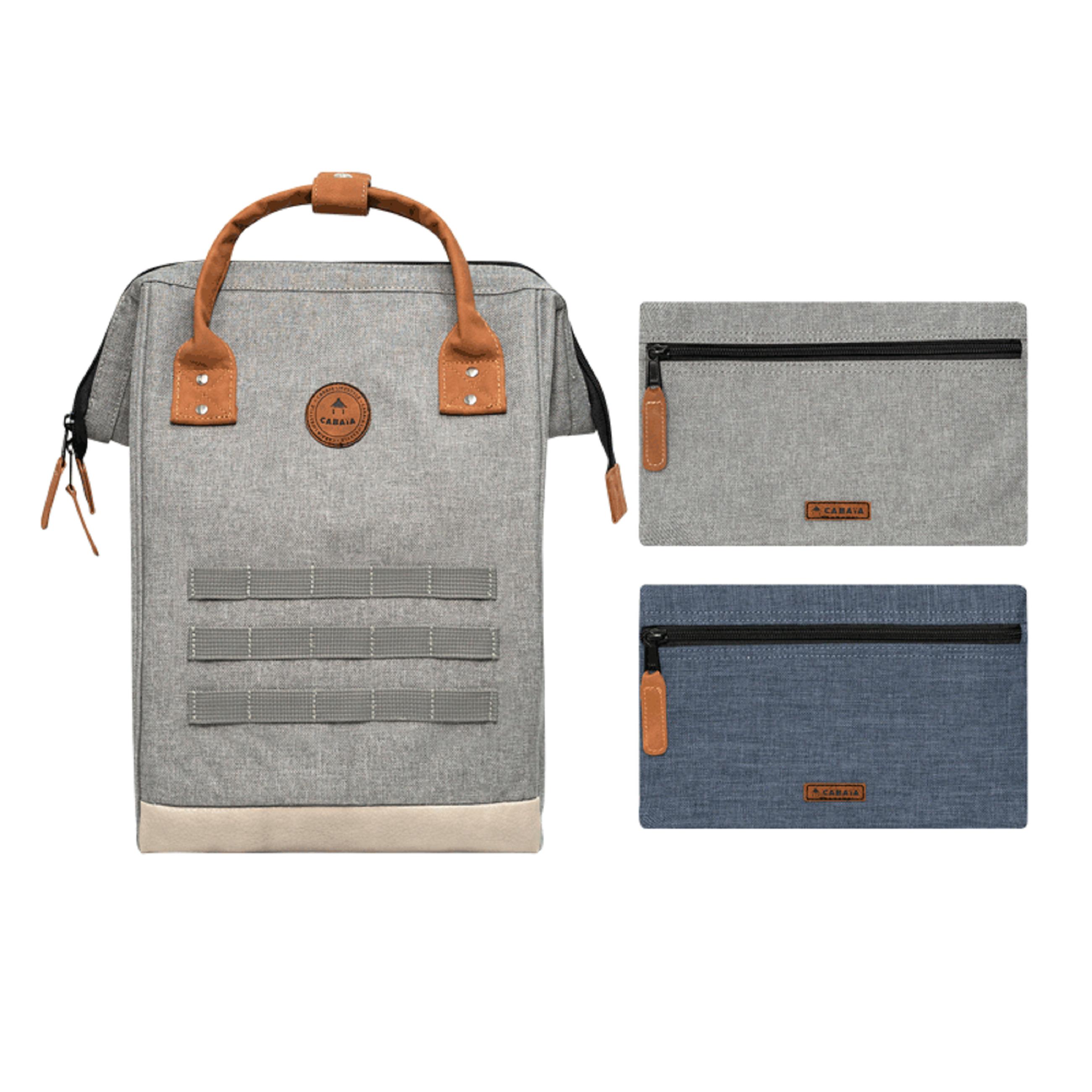 Rucksack "Medium" Grey Melanged021