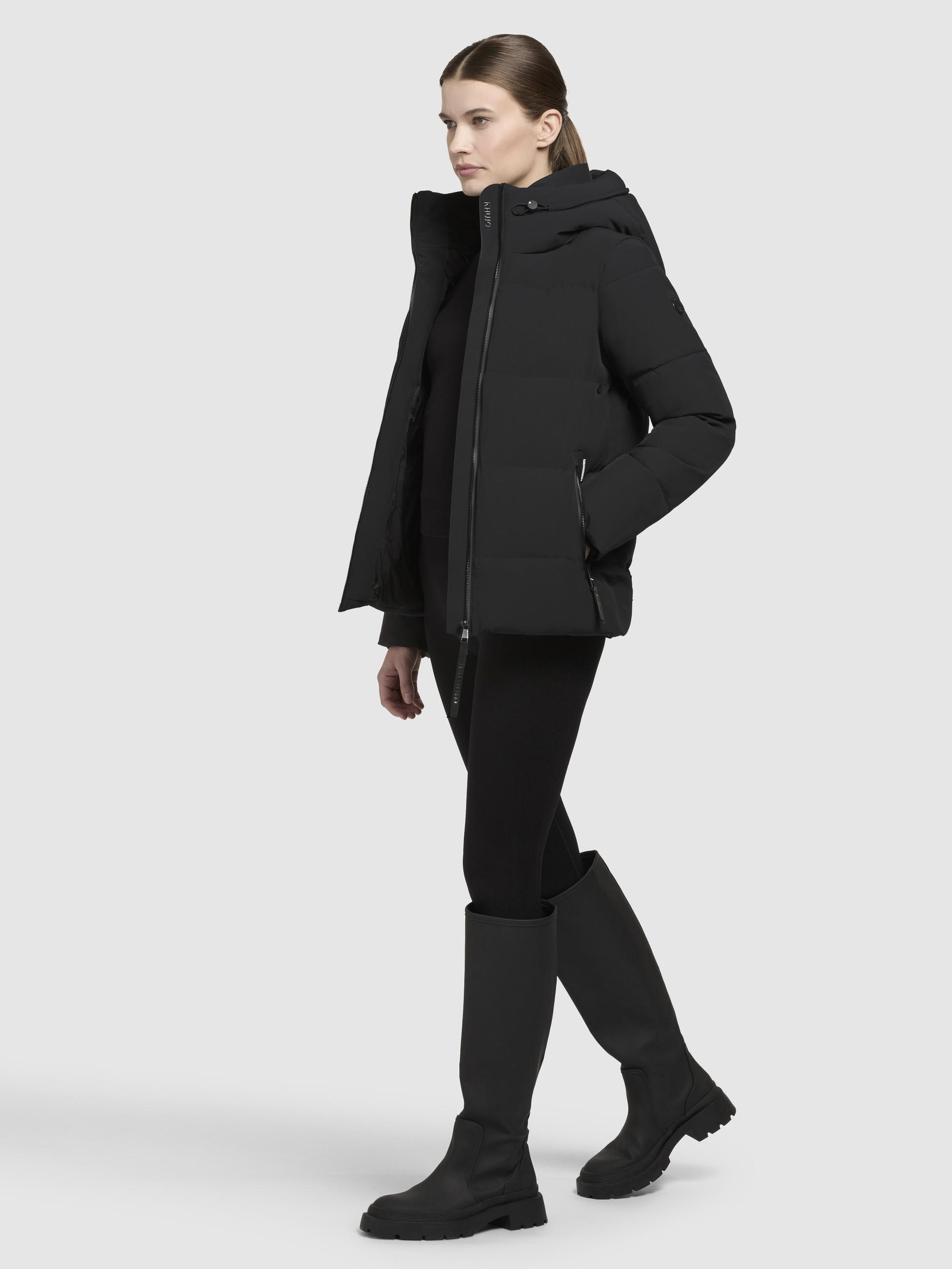 Warme Winter Steppjacke "Fanc2-YM" Black