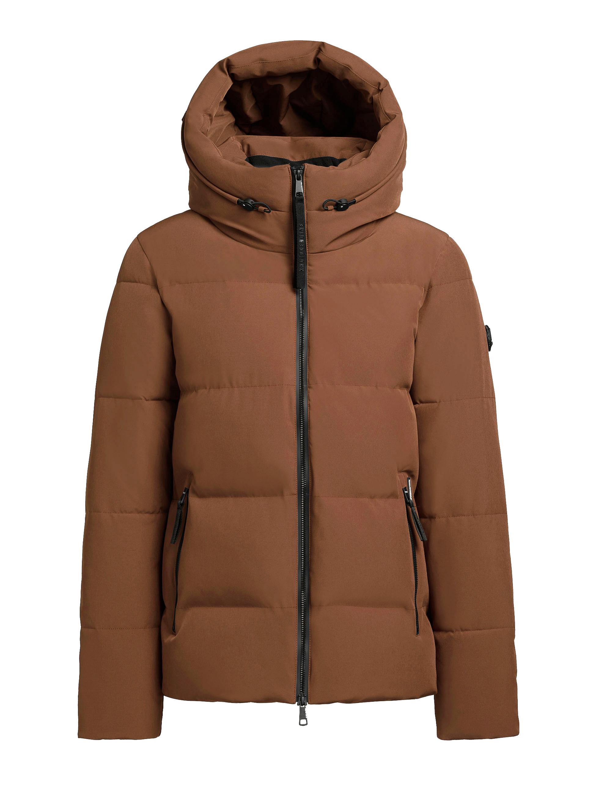 Warme Winter Steppjacke "Fanc2-YM" Buff Brown