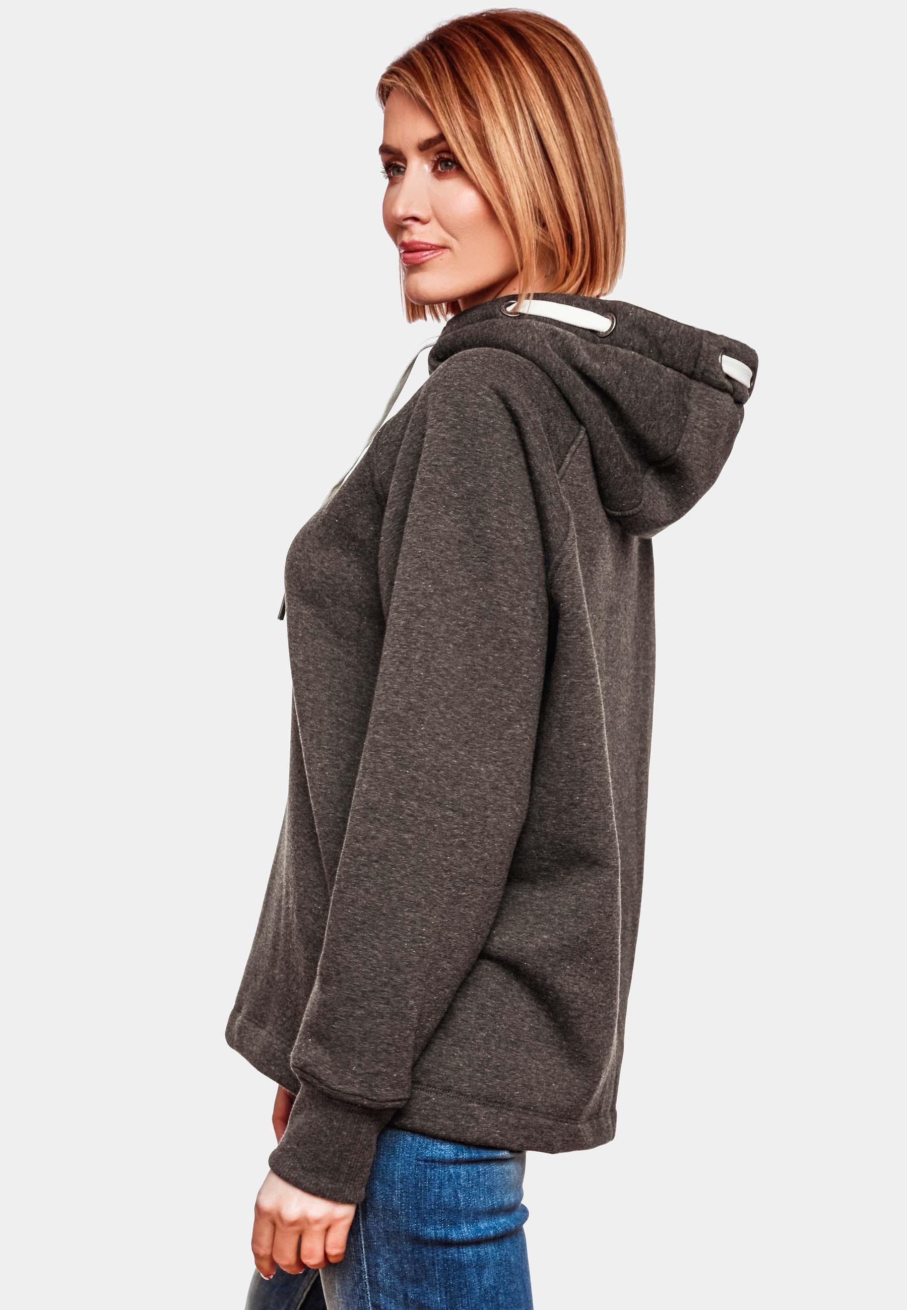 Extraweicher Hoodie "Airii" Dark Grey Melange