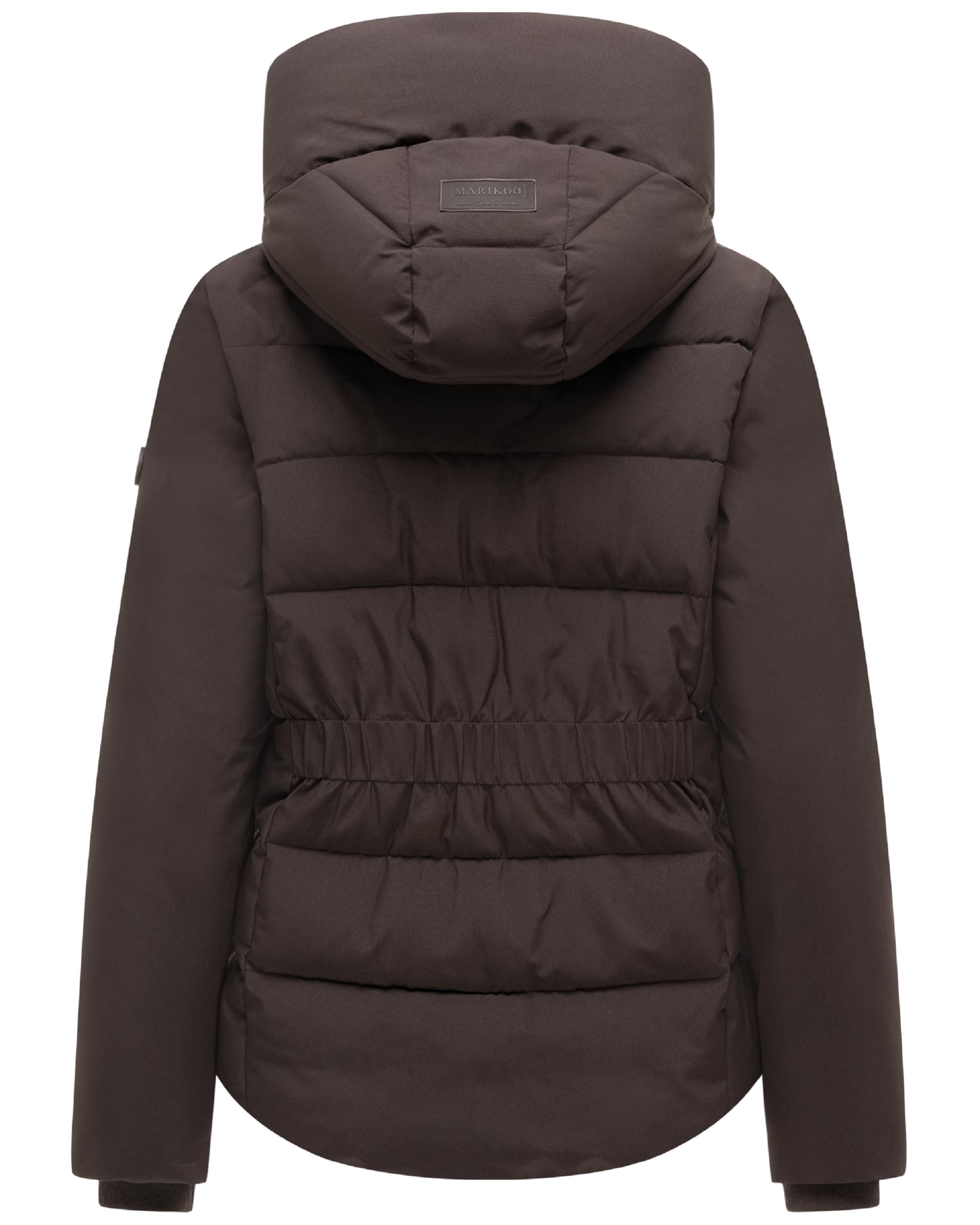 Warme Steppjacke mit verstellbarer Kapuze "Akiliaa 16" Choco
