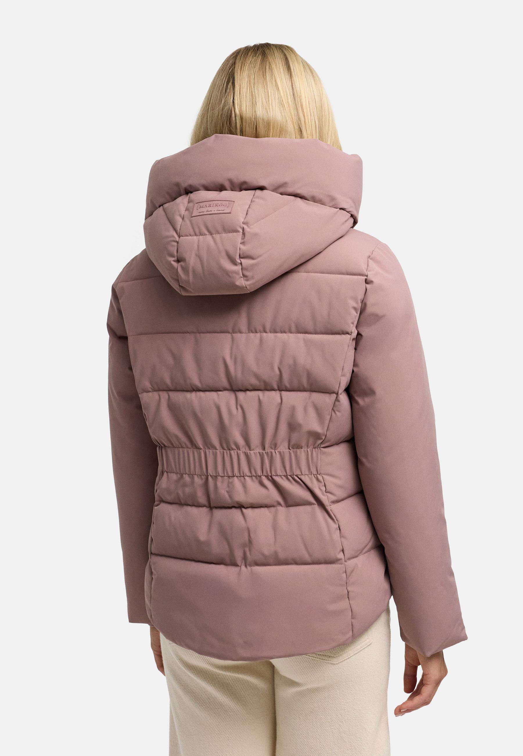 Warme Steppjacke mit verstellbarer Kapuze "Akiliaa 16" Mauve