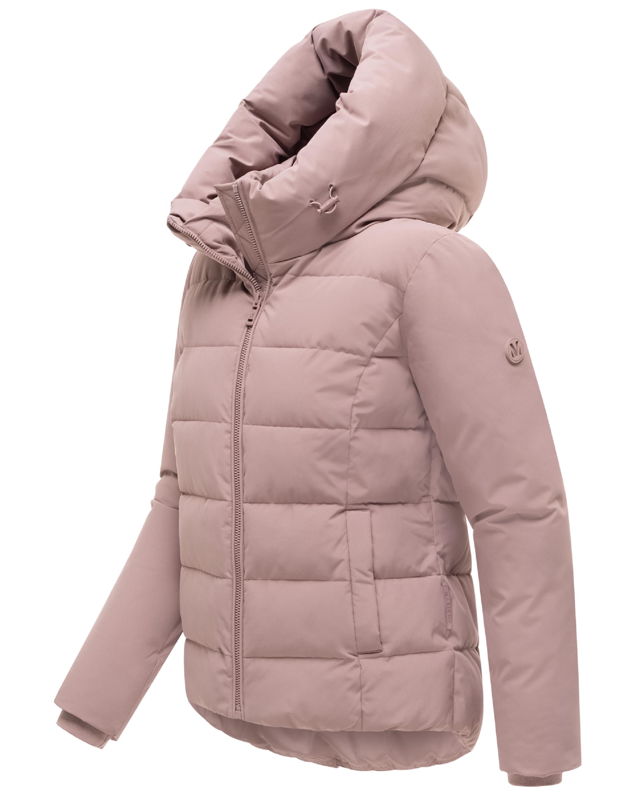 Warme Steppjacke mit verstellbarer Kapuze "Akiliaa 16" Mauve
