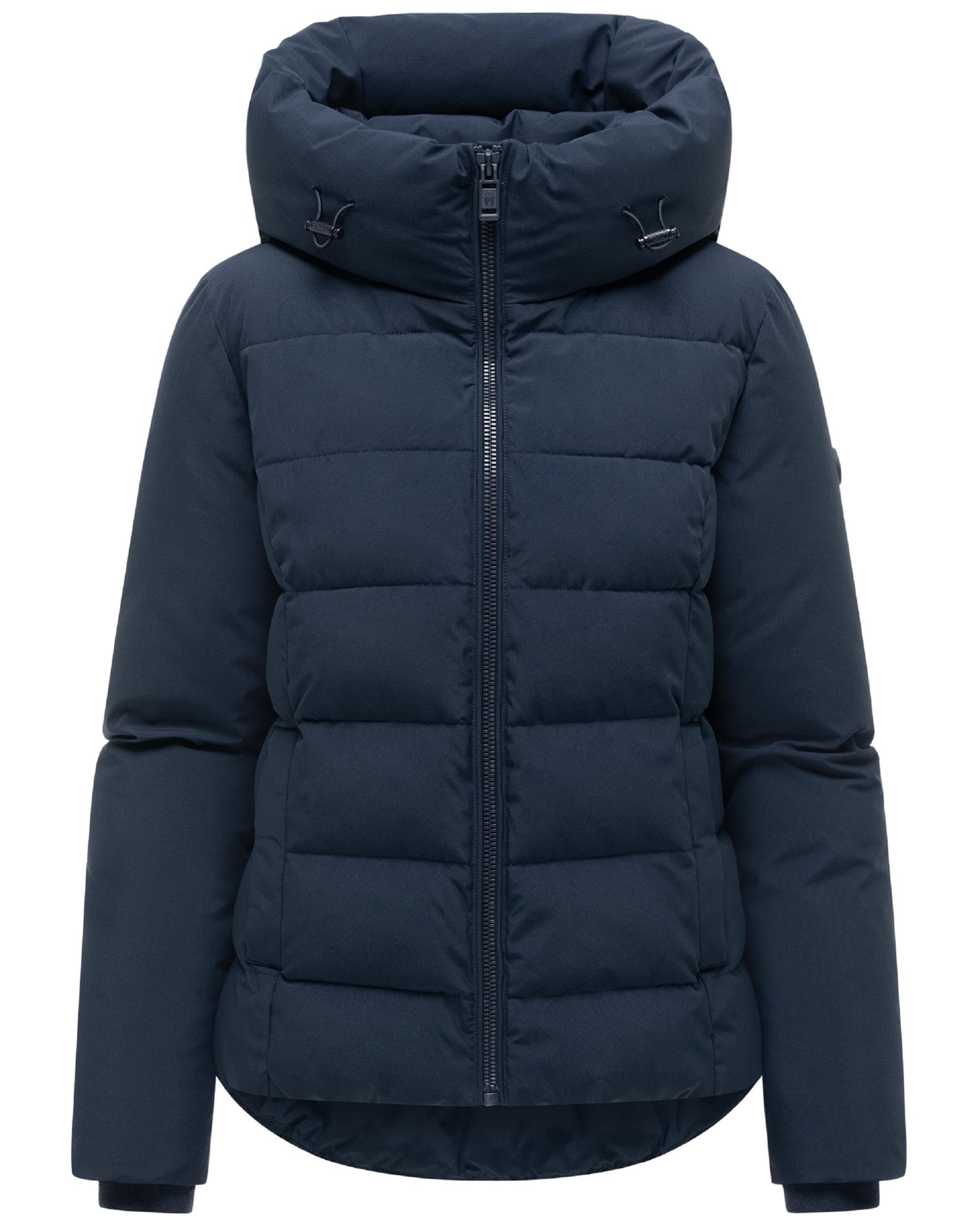 Warme Steppjacke mit verstellbarer Kapuze "Akiliaa 16" Navy