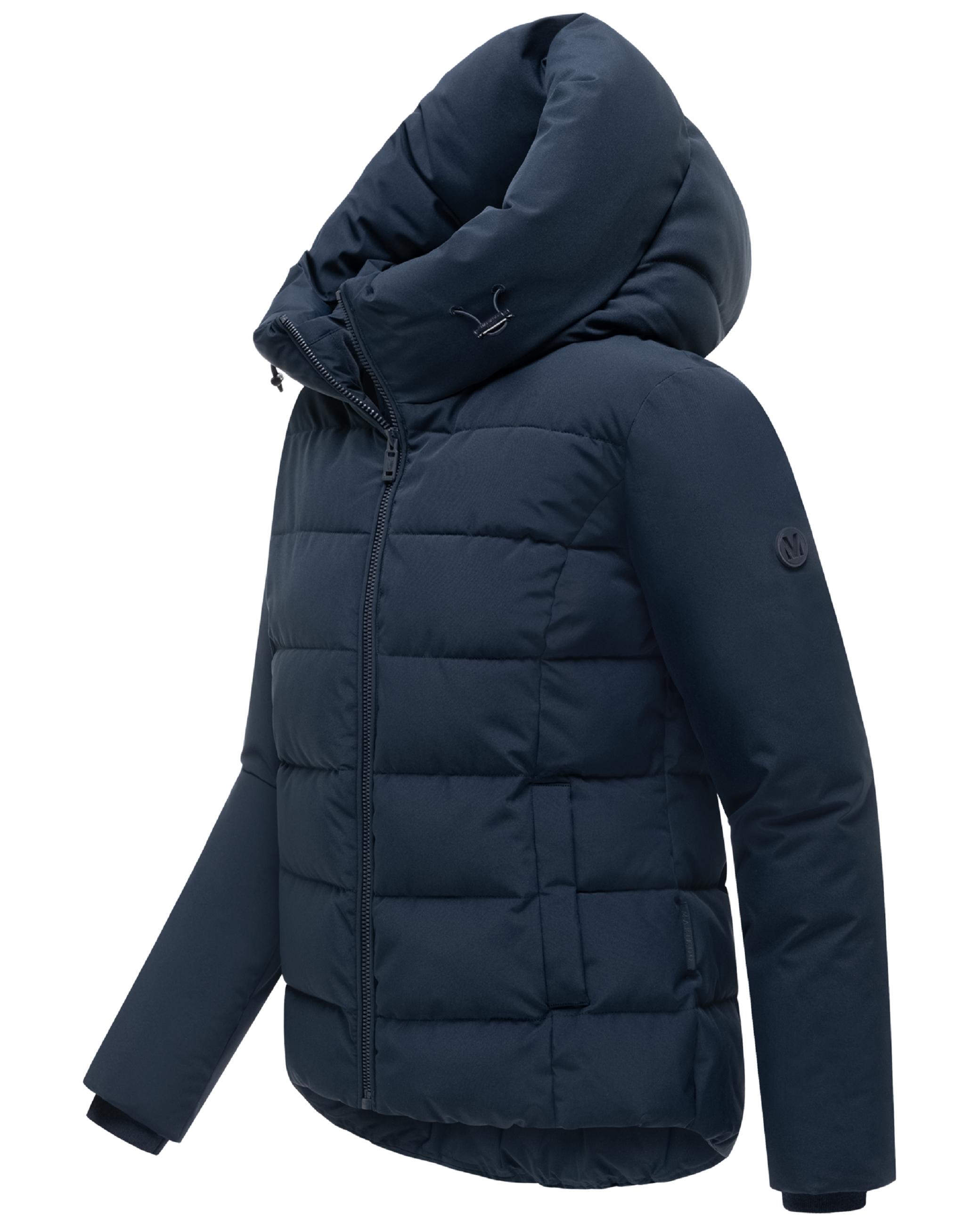 Warme Steppjacke mit verstellbarer Kapuze "Akiliaa 16" Navy