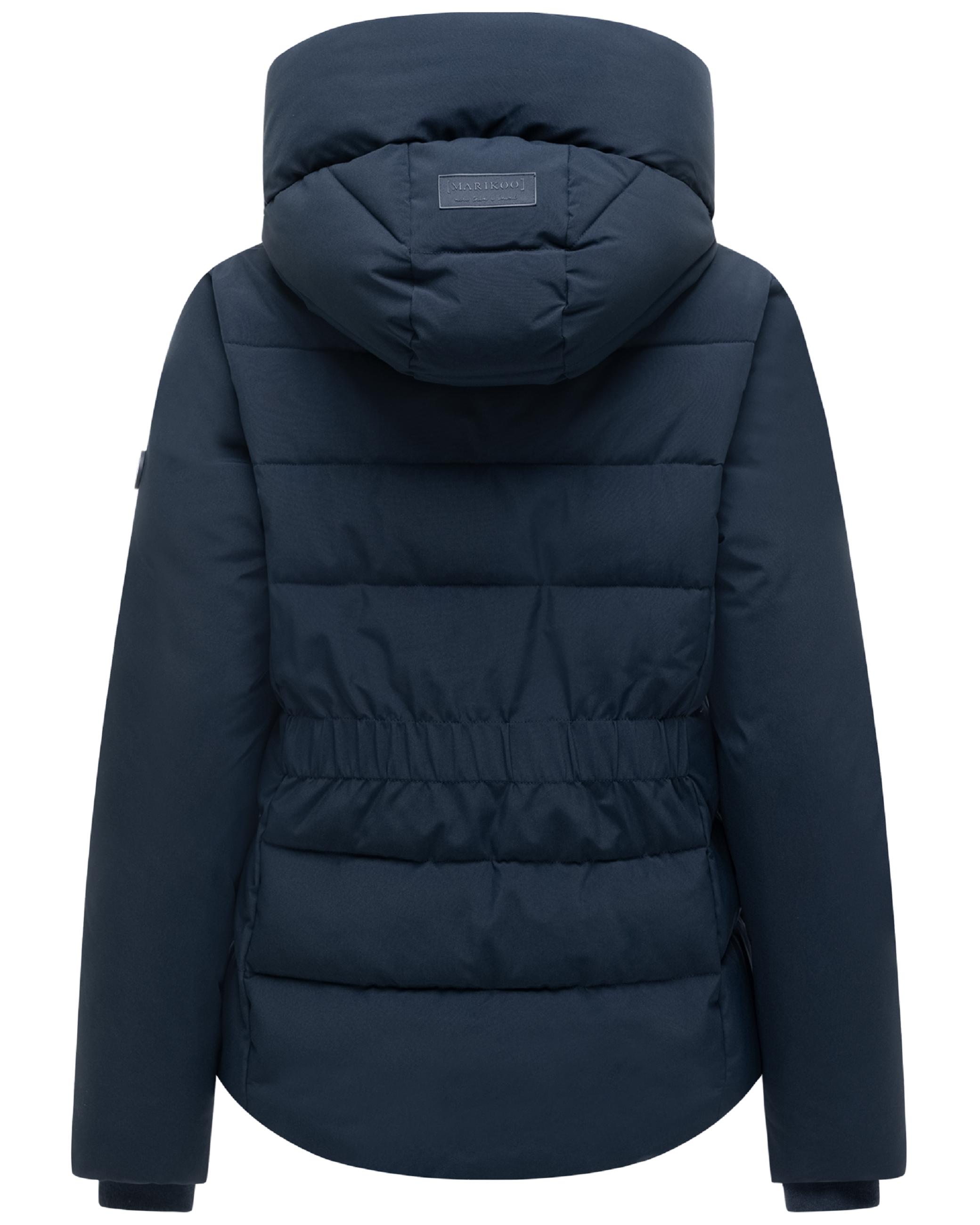 Warme Steppjacke mit verstellbarer Kapuze "Akiliaa 16" Navy